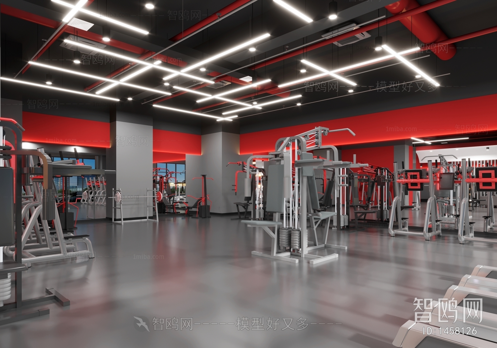 Industrial Style Gym