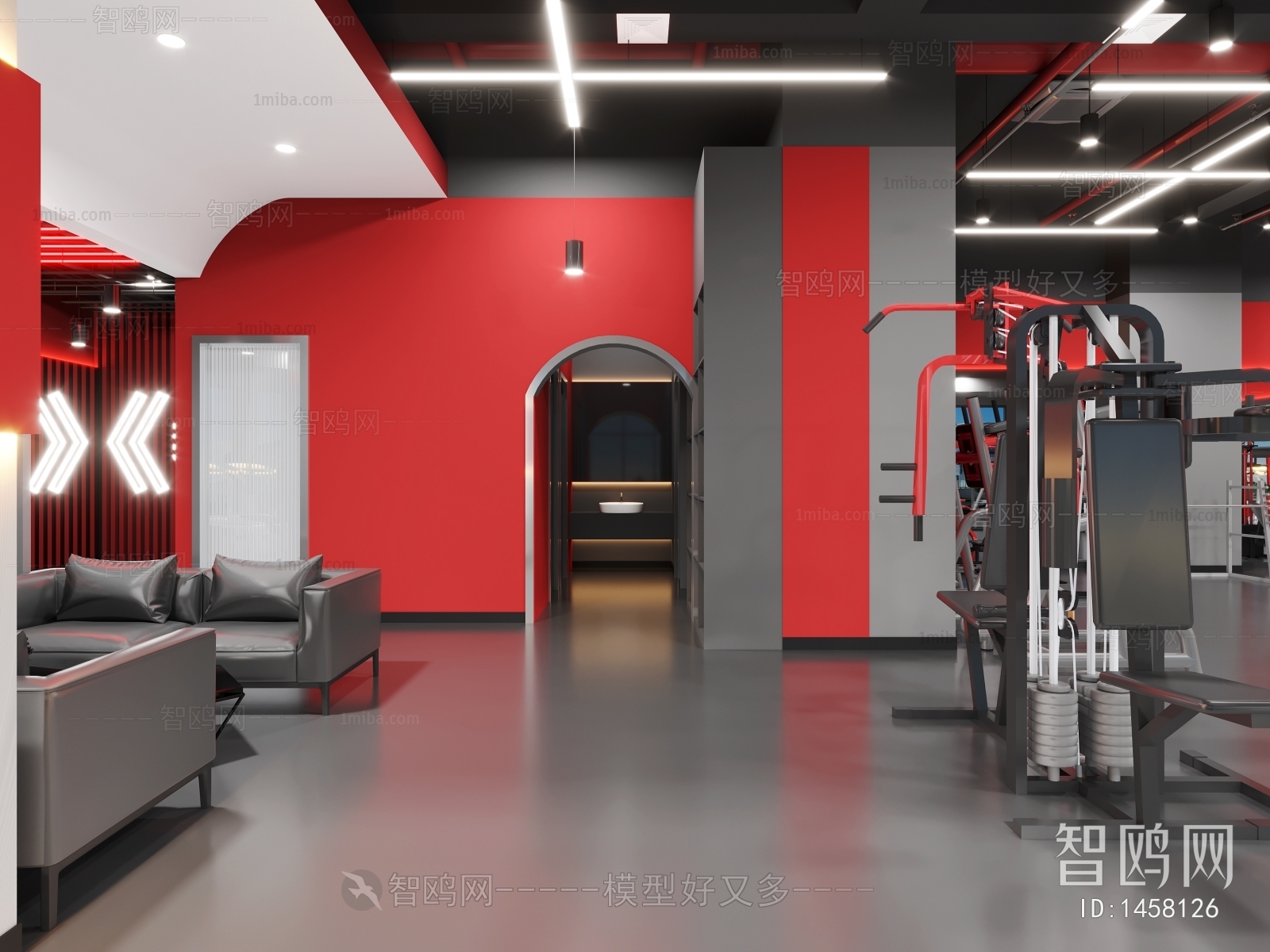 Industrial Style Gym