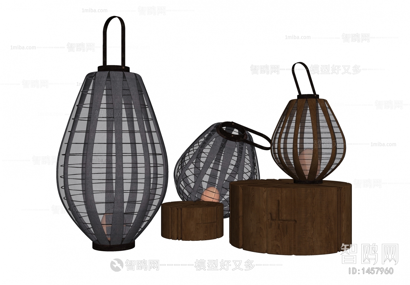 New Chinese Style Floor Lamp