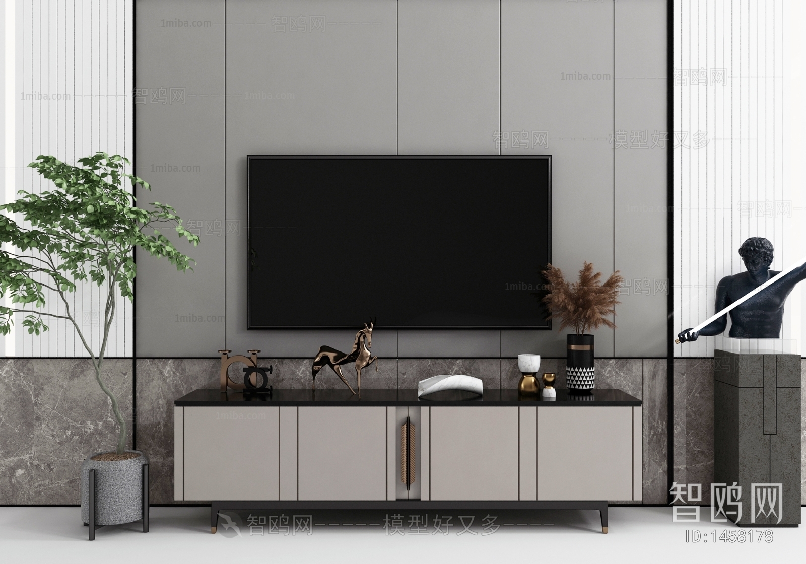 Post Modern Style TV Cabinet