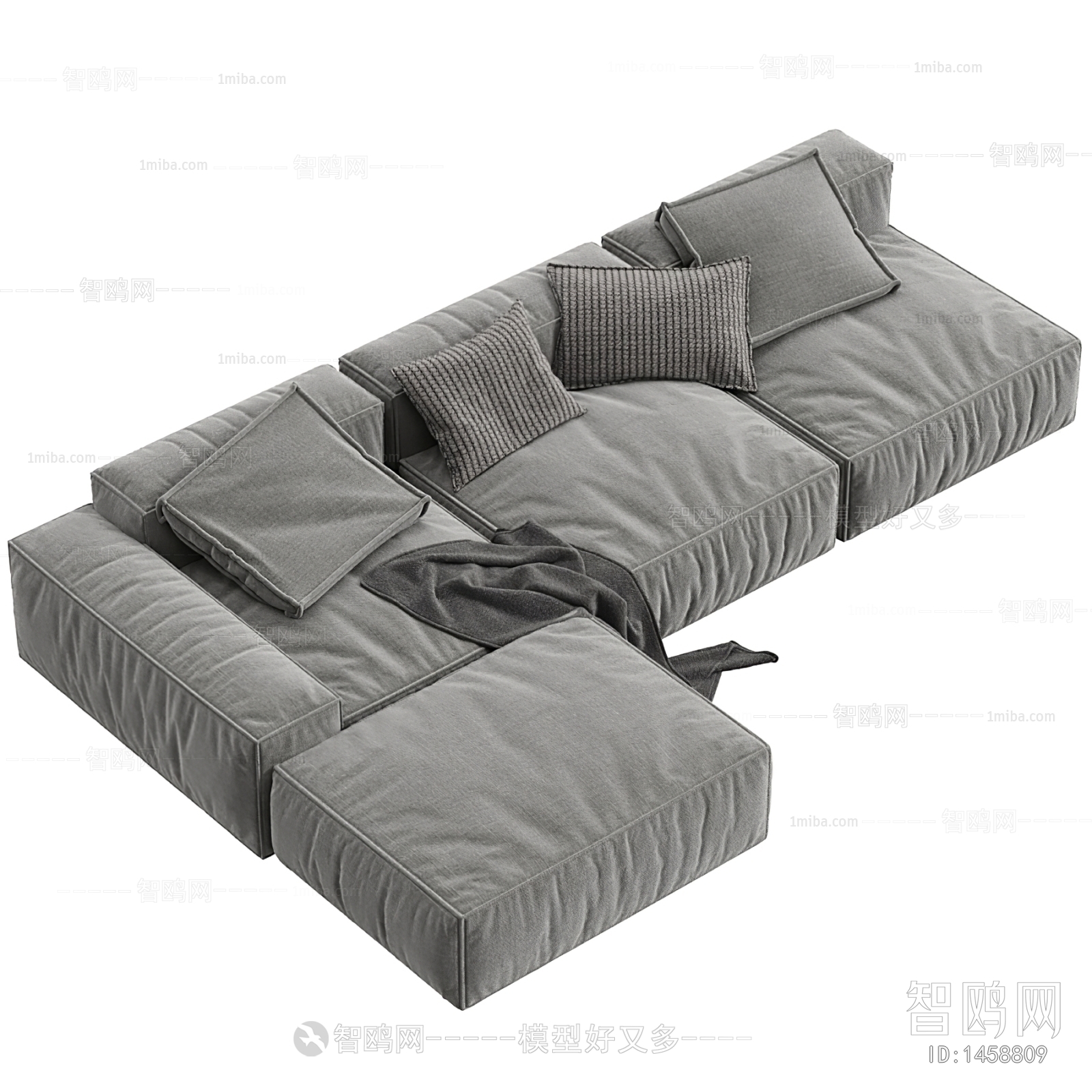 Modern Multi Person Sofa