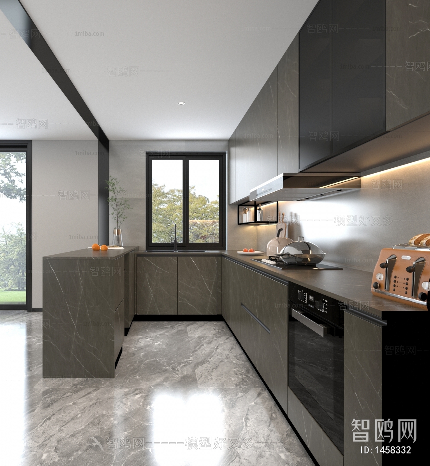 Modern Open Kitchen