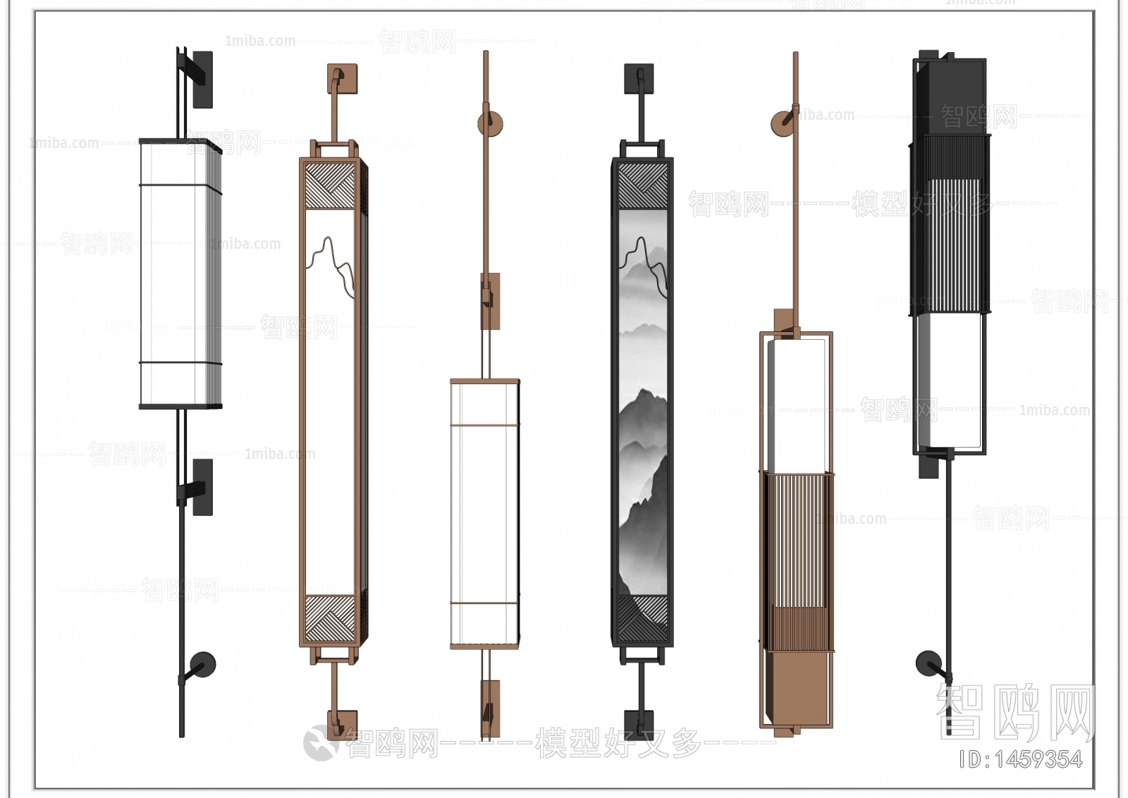 New Chinese Style Wall Lamp