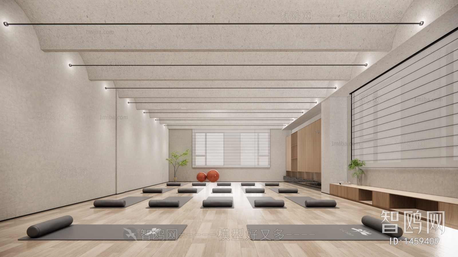 Modern Yoga Room