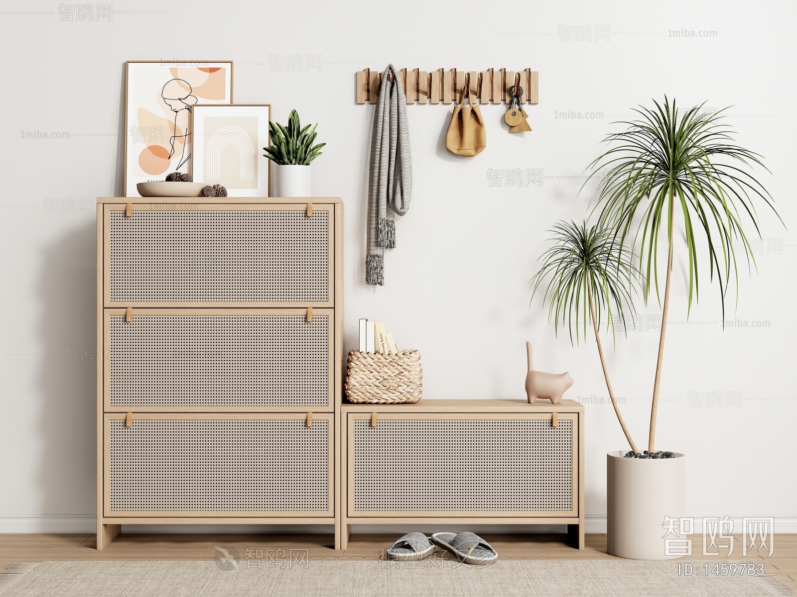 Nordic Style Shoe Cabinet