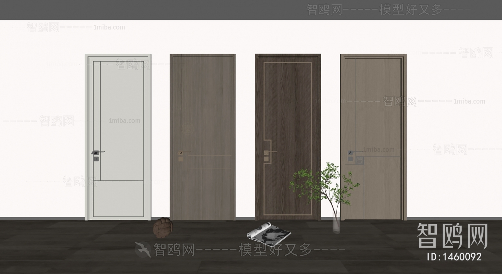 Modern Solid Wood Door