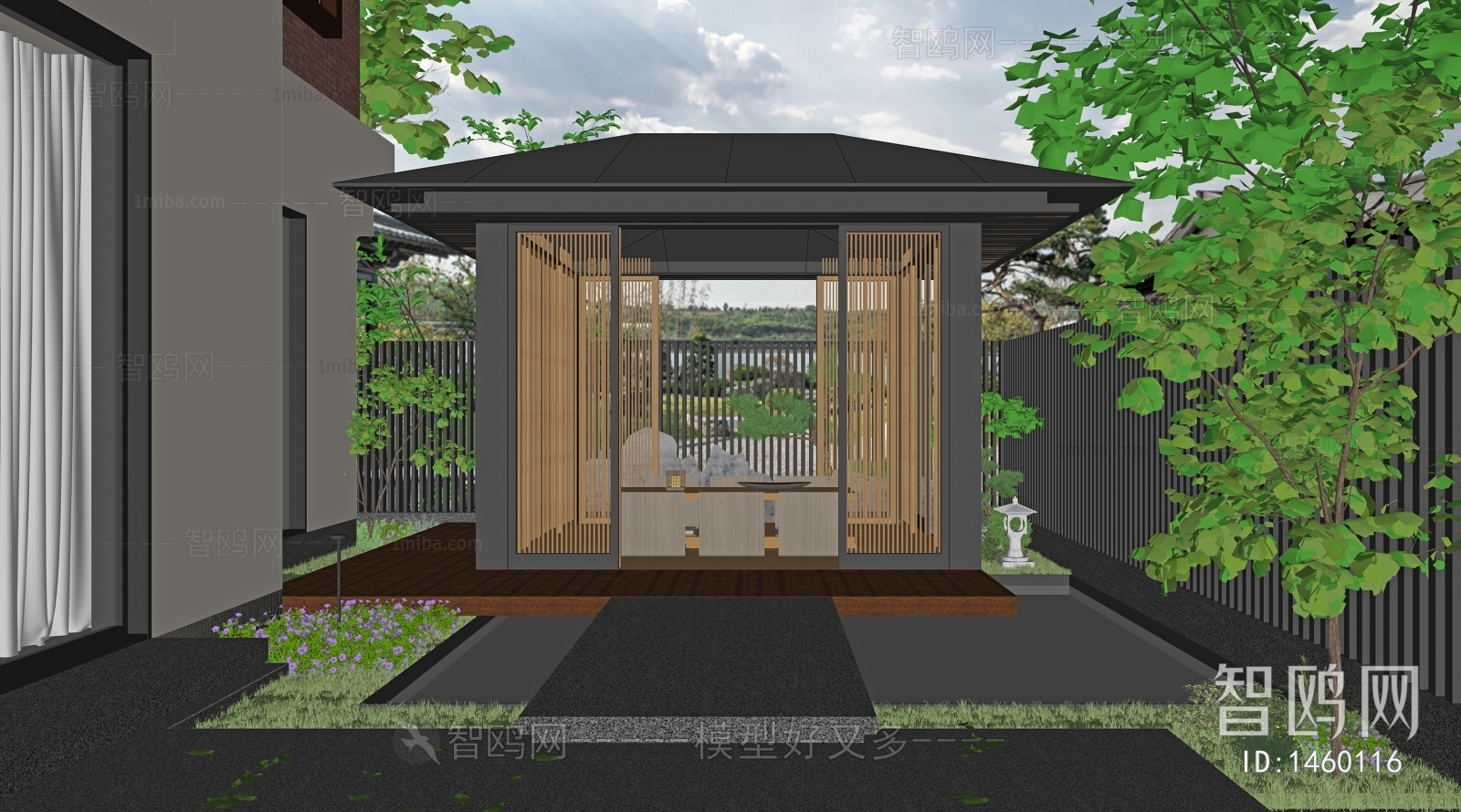 New Chinese Style Courtyard/landscape