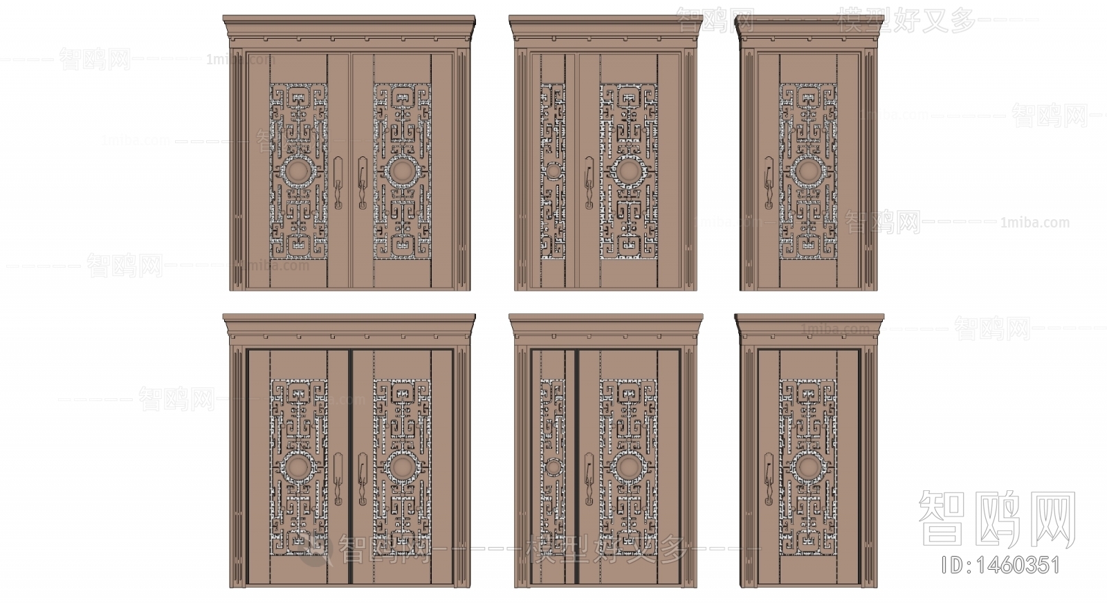 Classical Style New Chinese Style Door