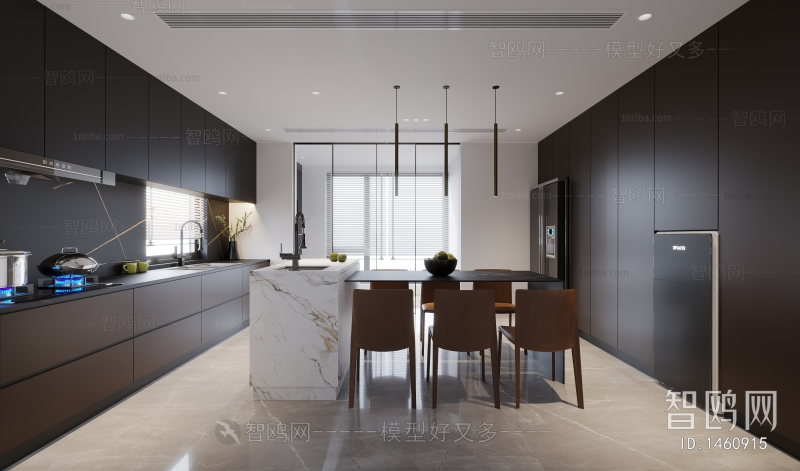 Modern Open Kitchen