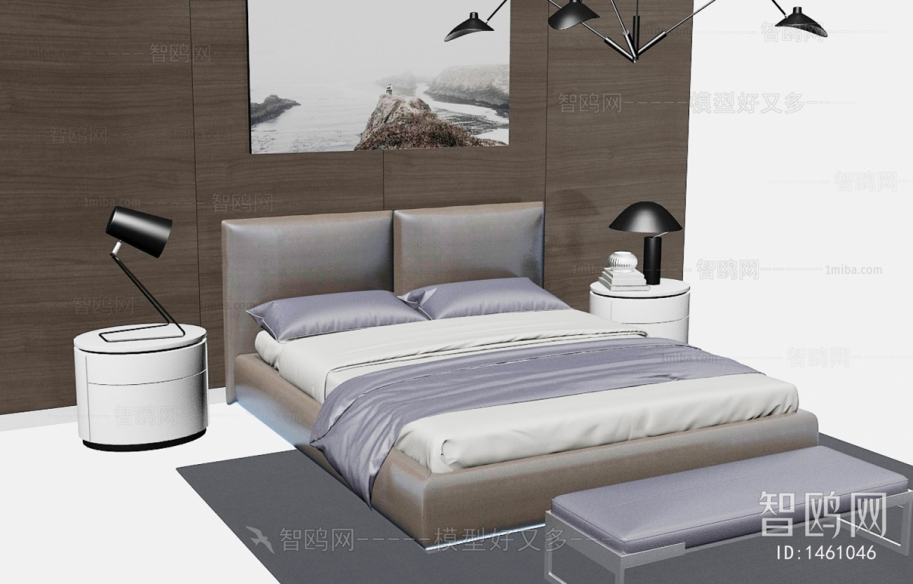 Modern Double Bed