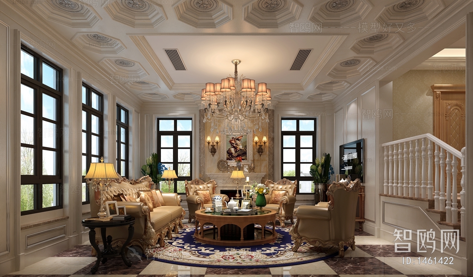 European Style Classical Style A Living Room