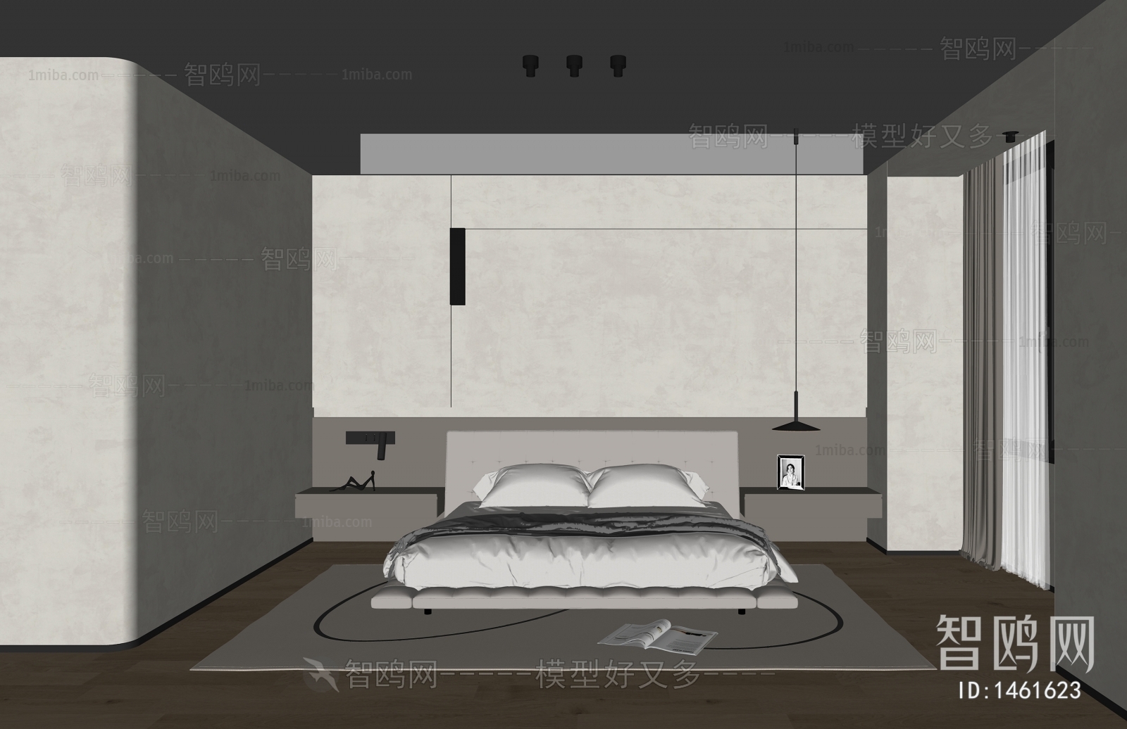 Modern Wabi-sabi Style Bedroom