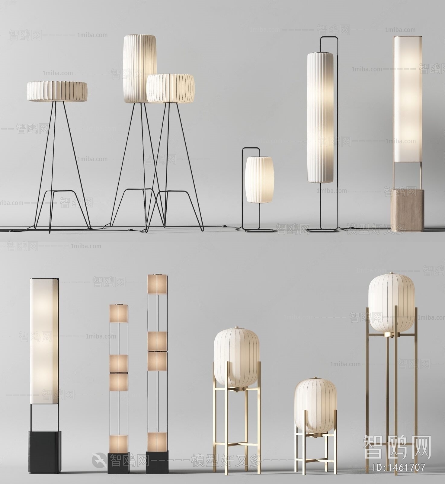 New Chinese Style Floor Lamp