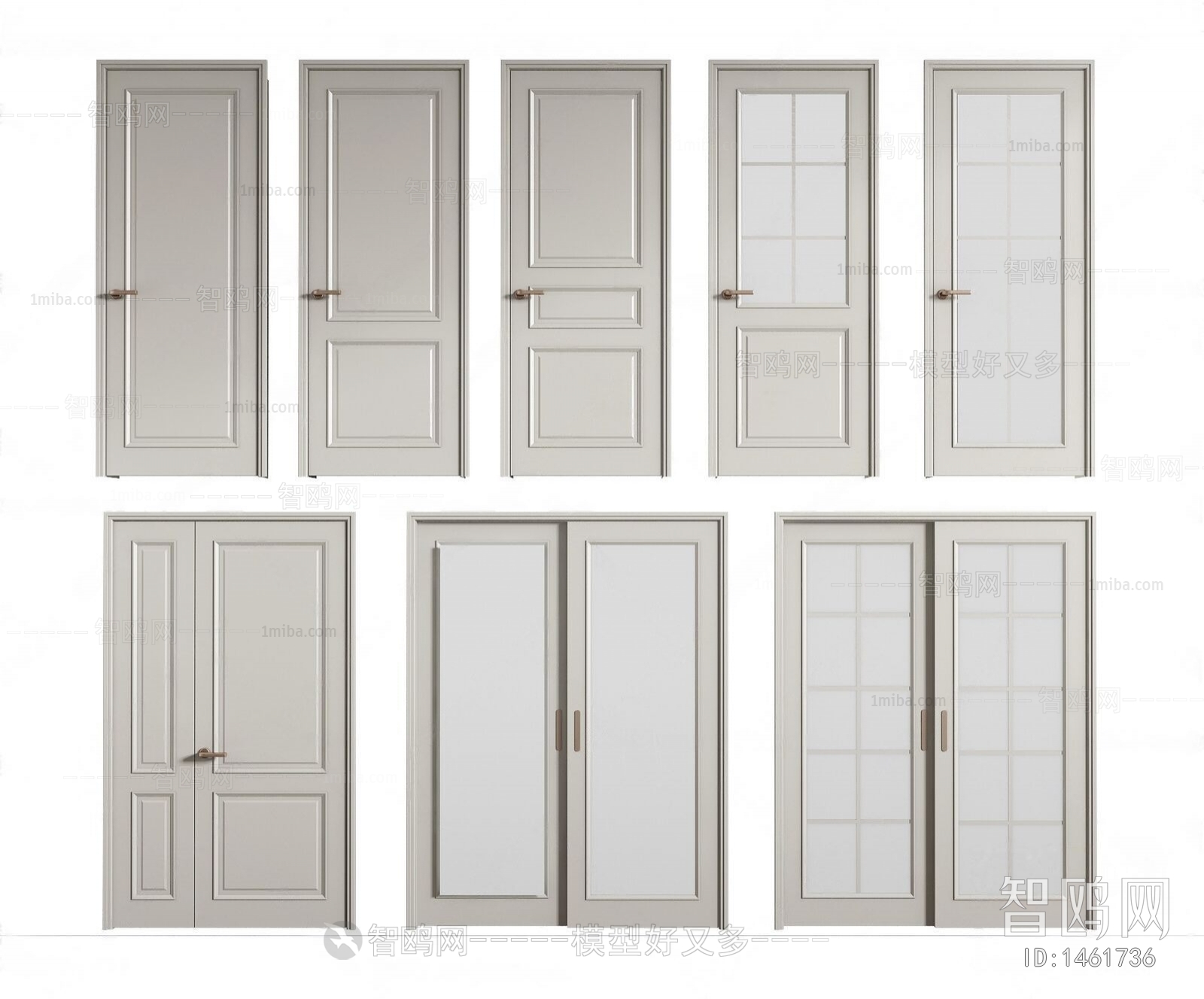 Simple European Style Door