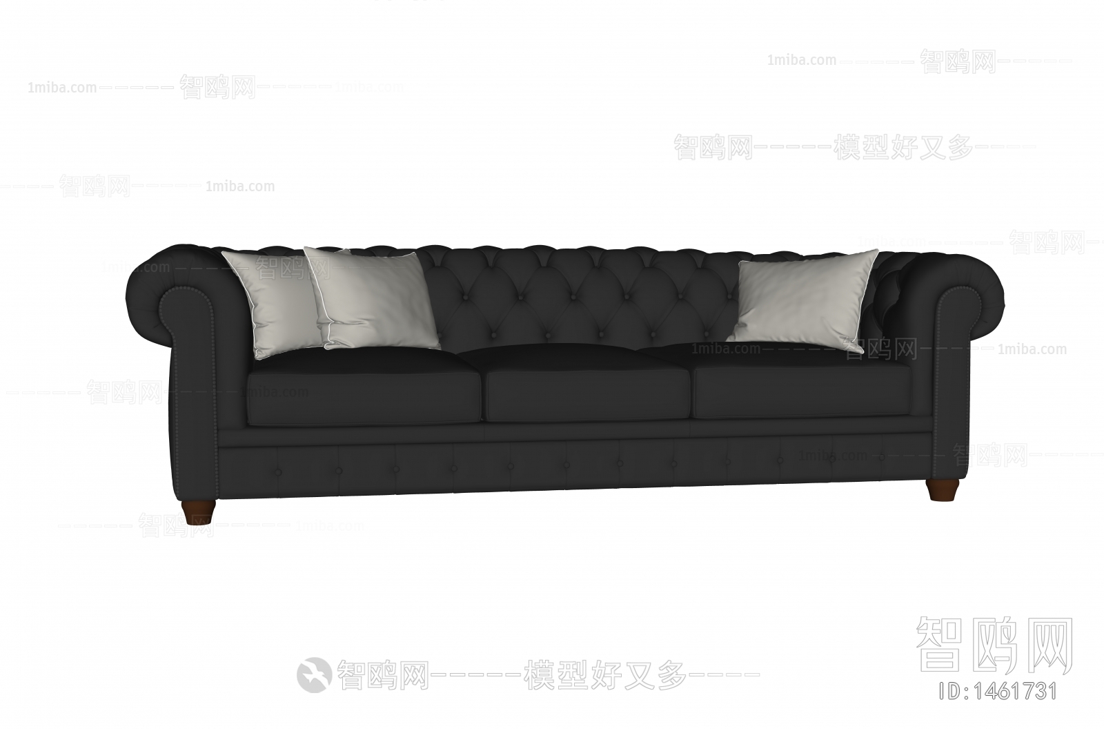 European Style Three-seat Sofa