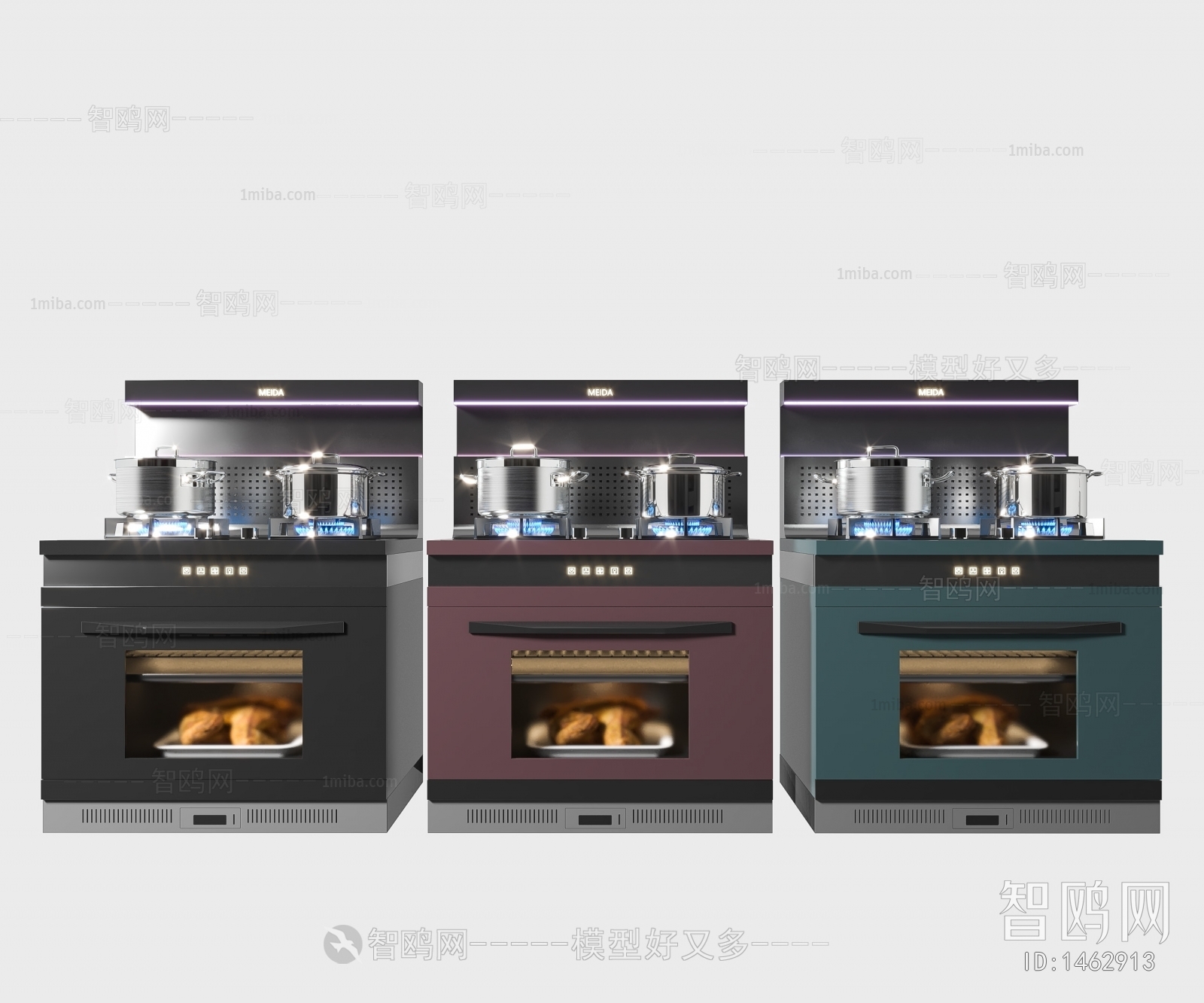 Modern Kitchen Electric Gas Range