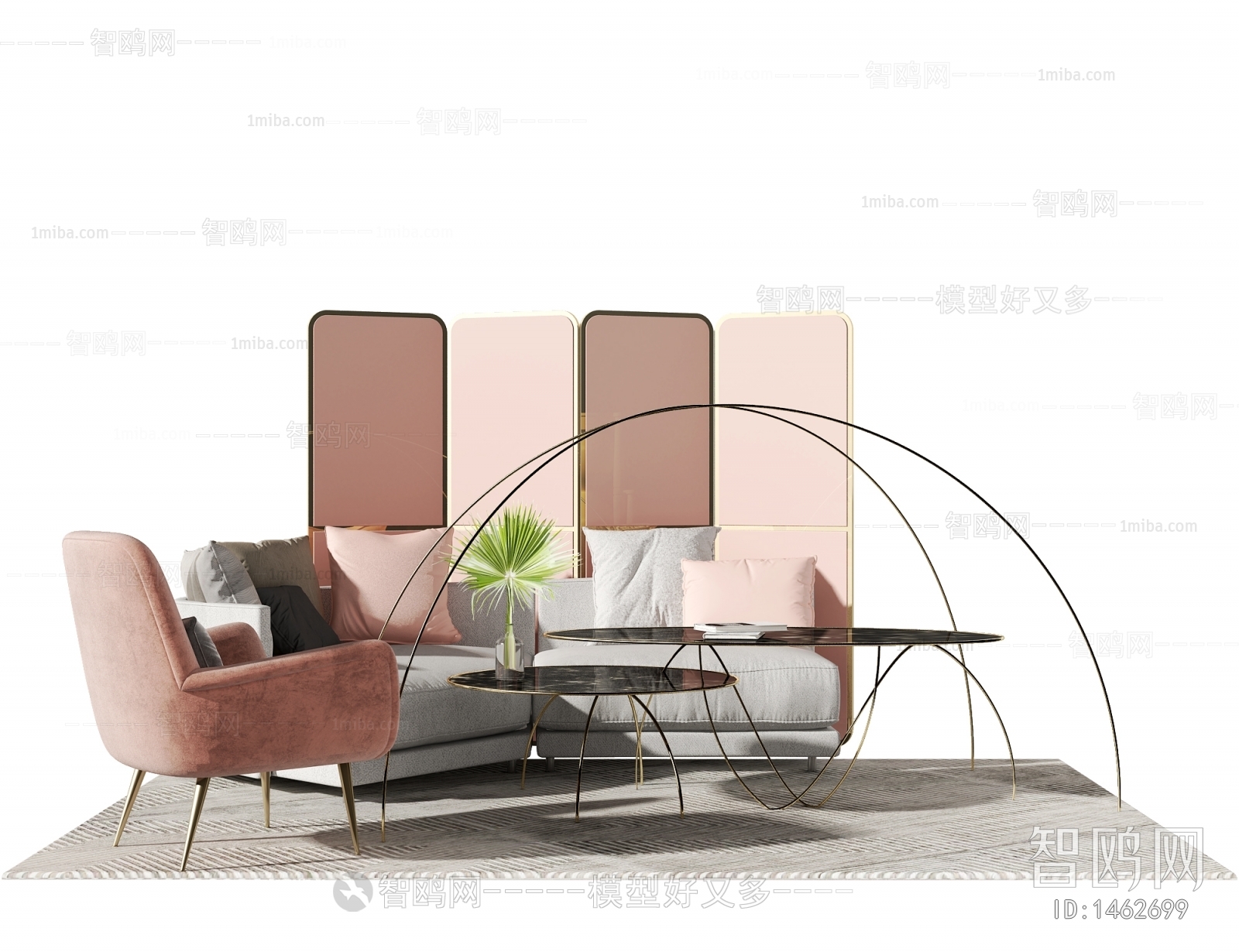 Nordic Style Sofa Combination