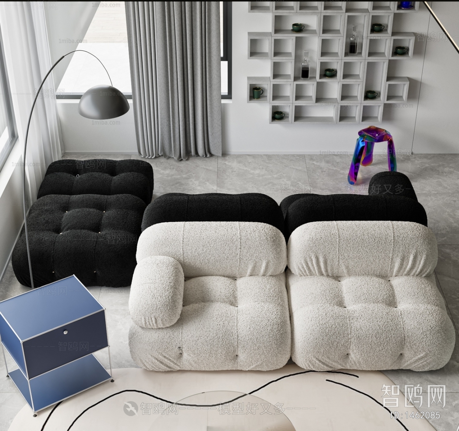 Modern Multi Person Sofa