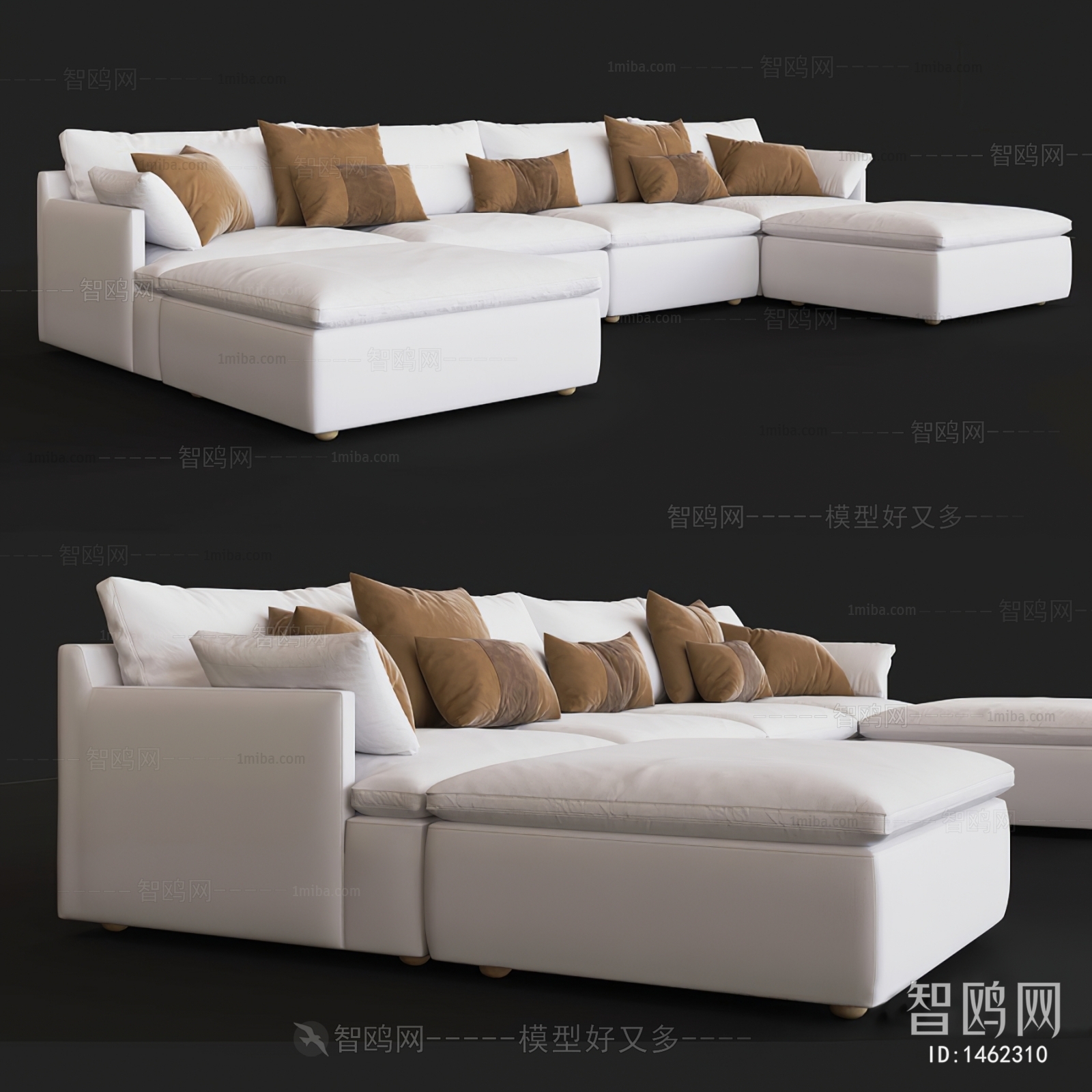 Modern Multi Person Sofa