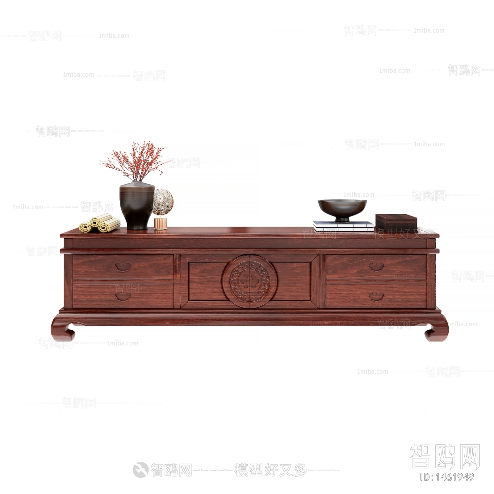 Chinese Style New Chinese Style TV Cabinet