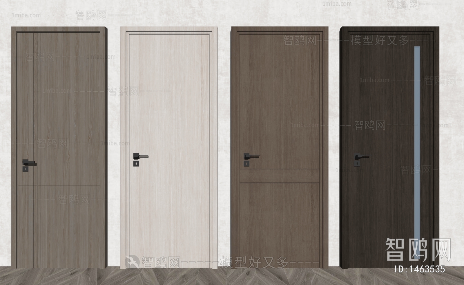 Modern Solid Wood Door