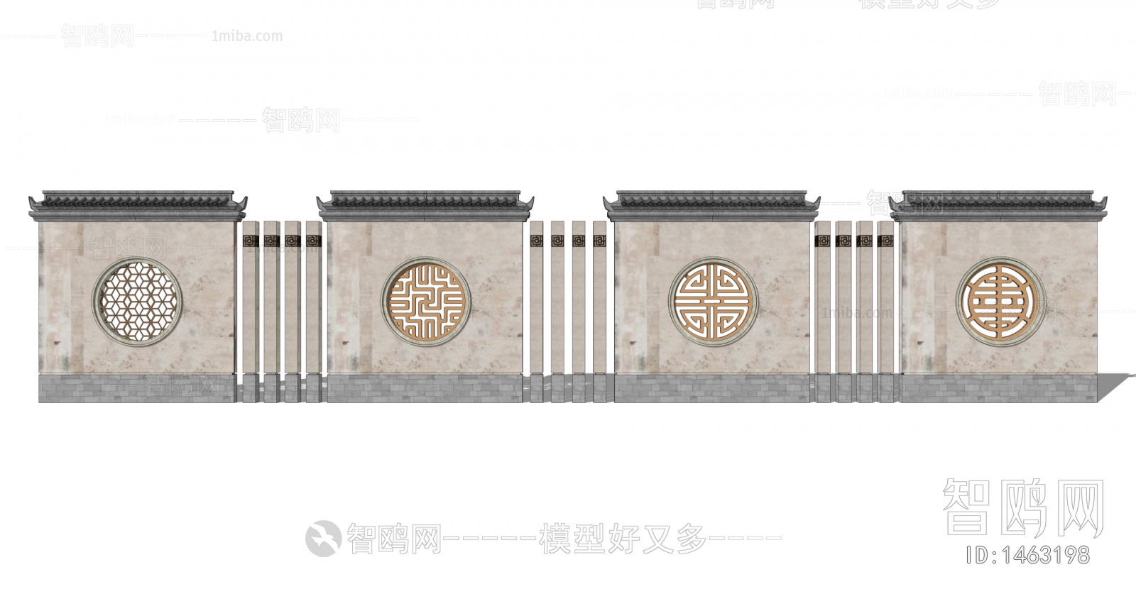 Chinese Style Building Component