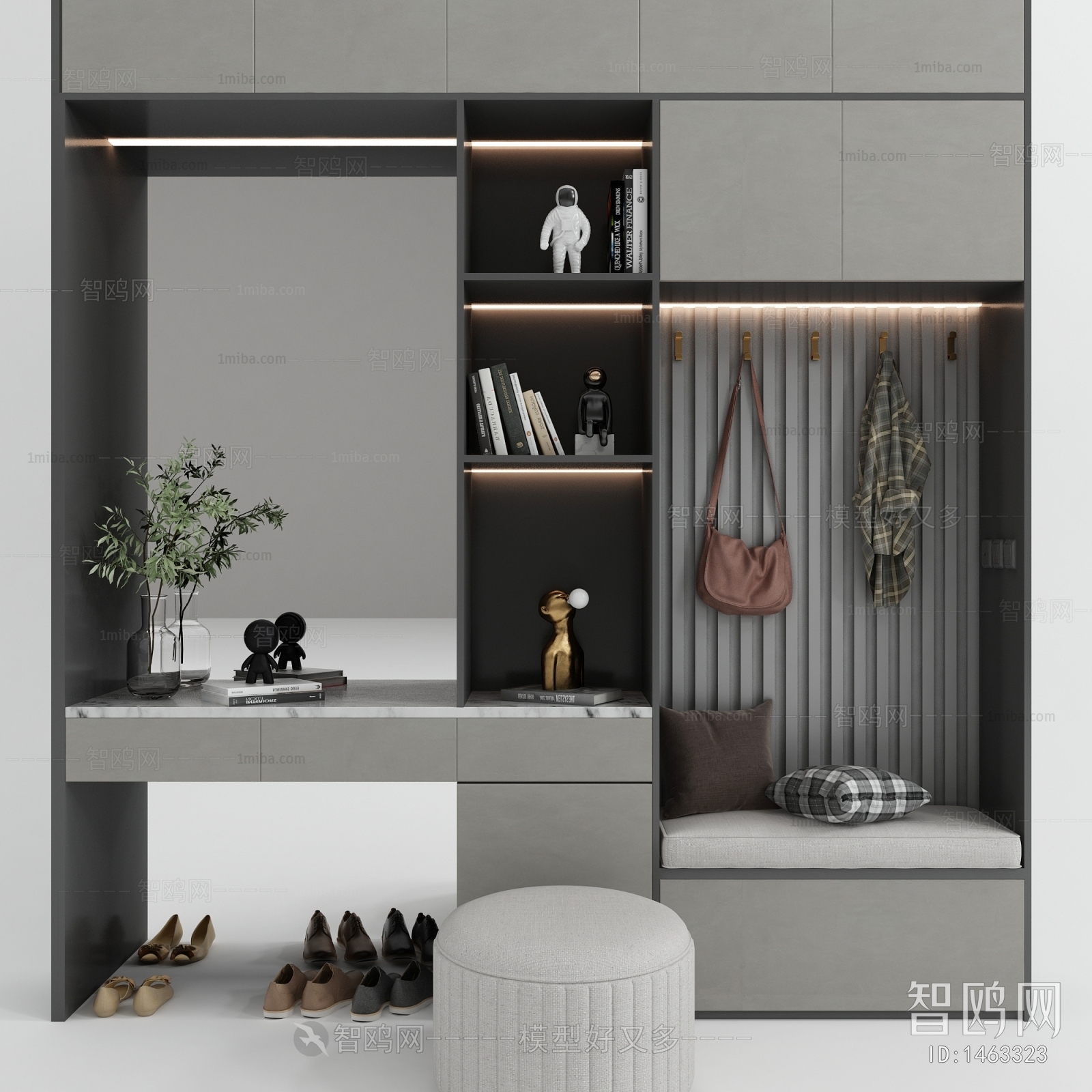 Modern Shoe Cabinet