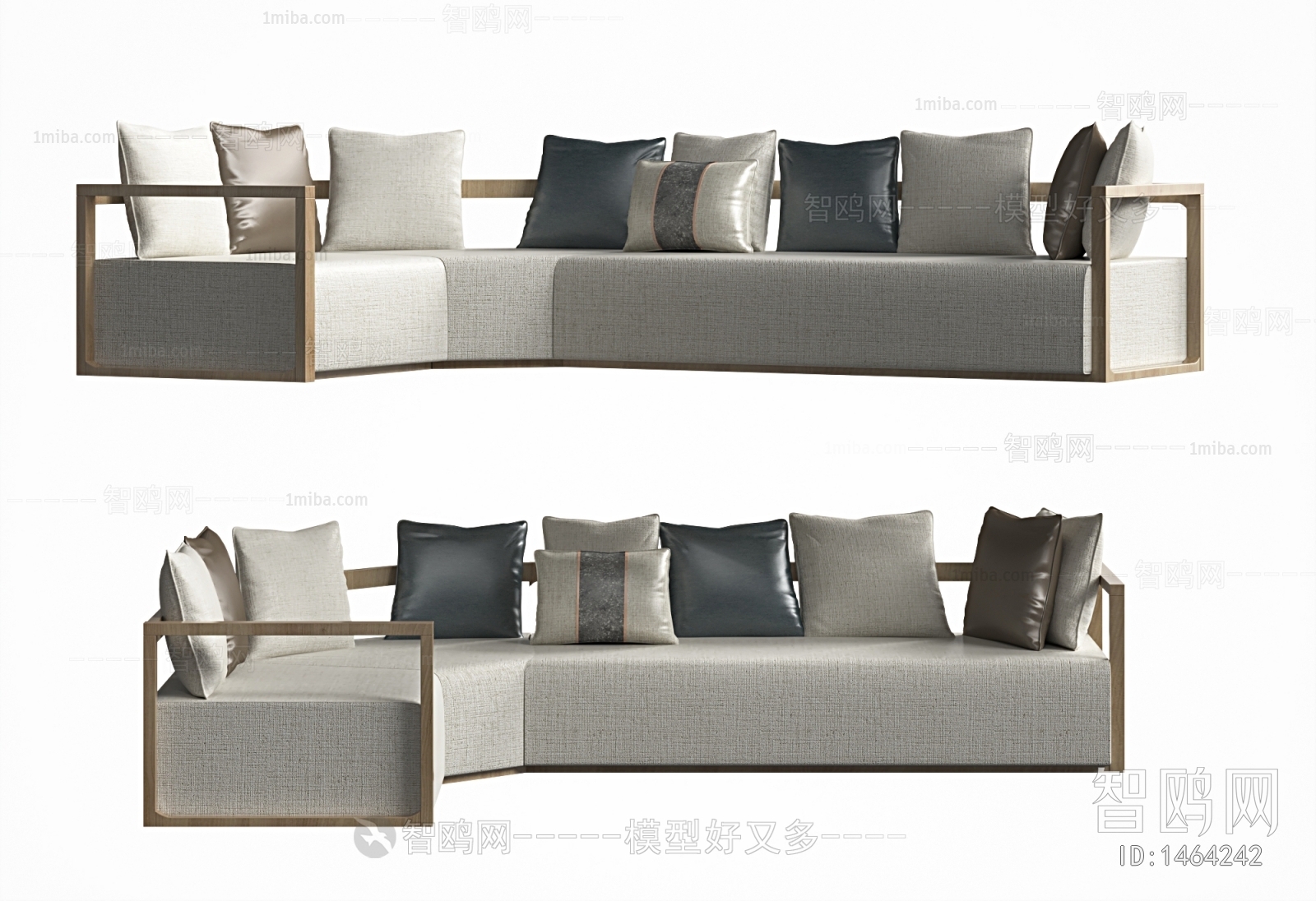 New Chinese Style Corner Sofa