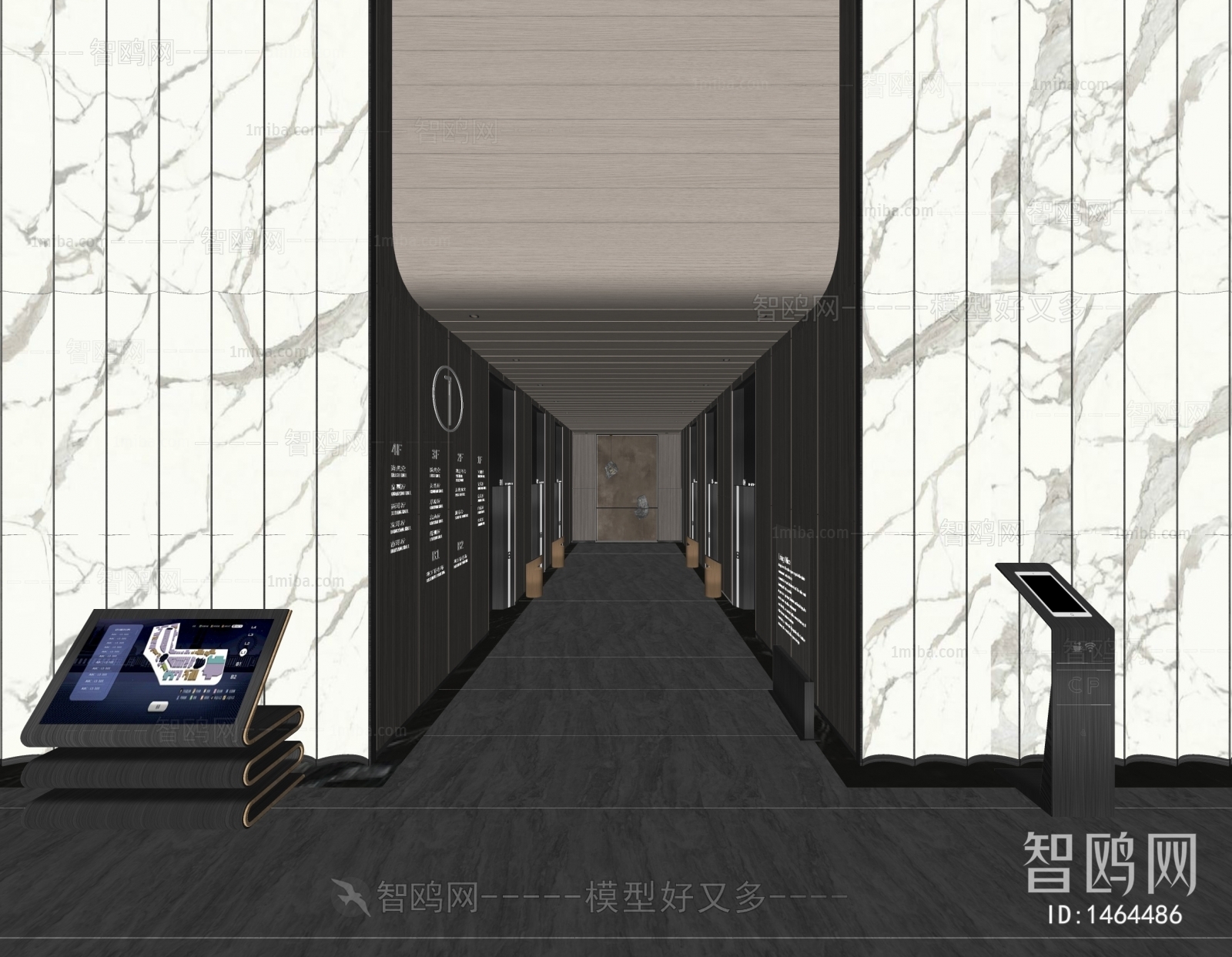 Modern Corridor/elevator Hall