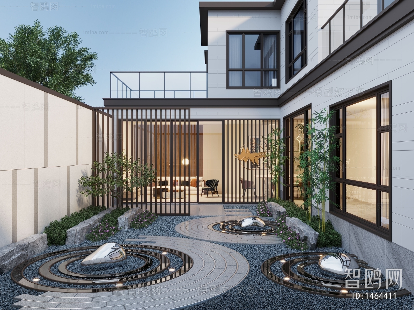 New Chinese Style Courtyard/landscape