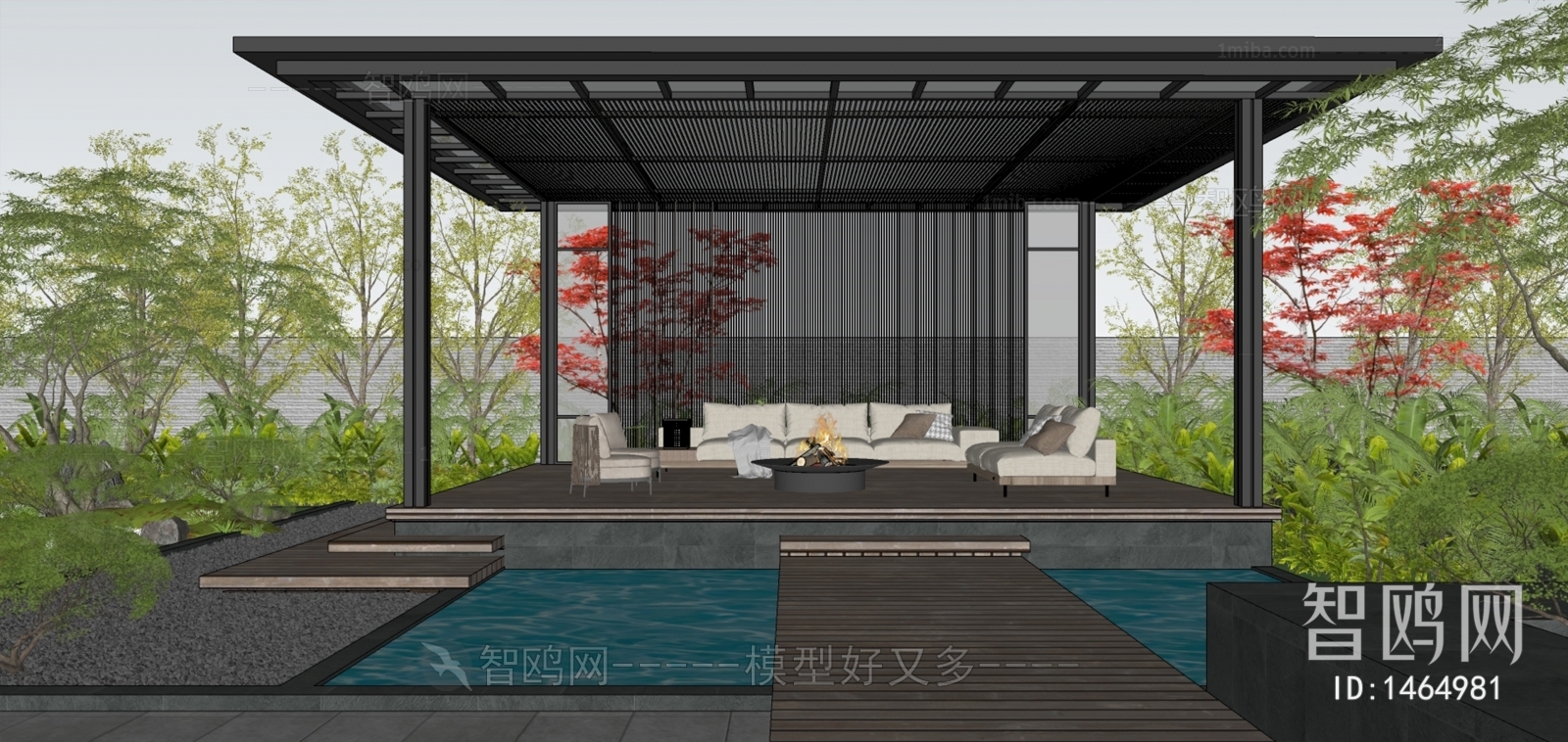 New Chinese Style Courtyard/landscape