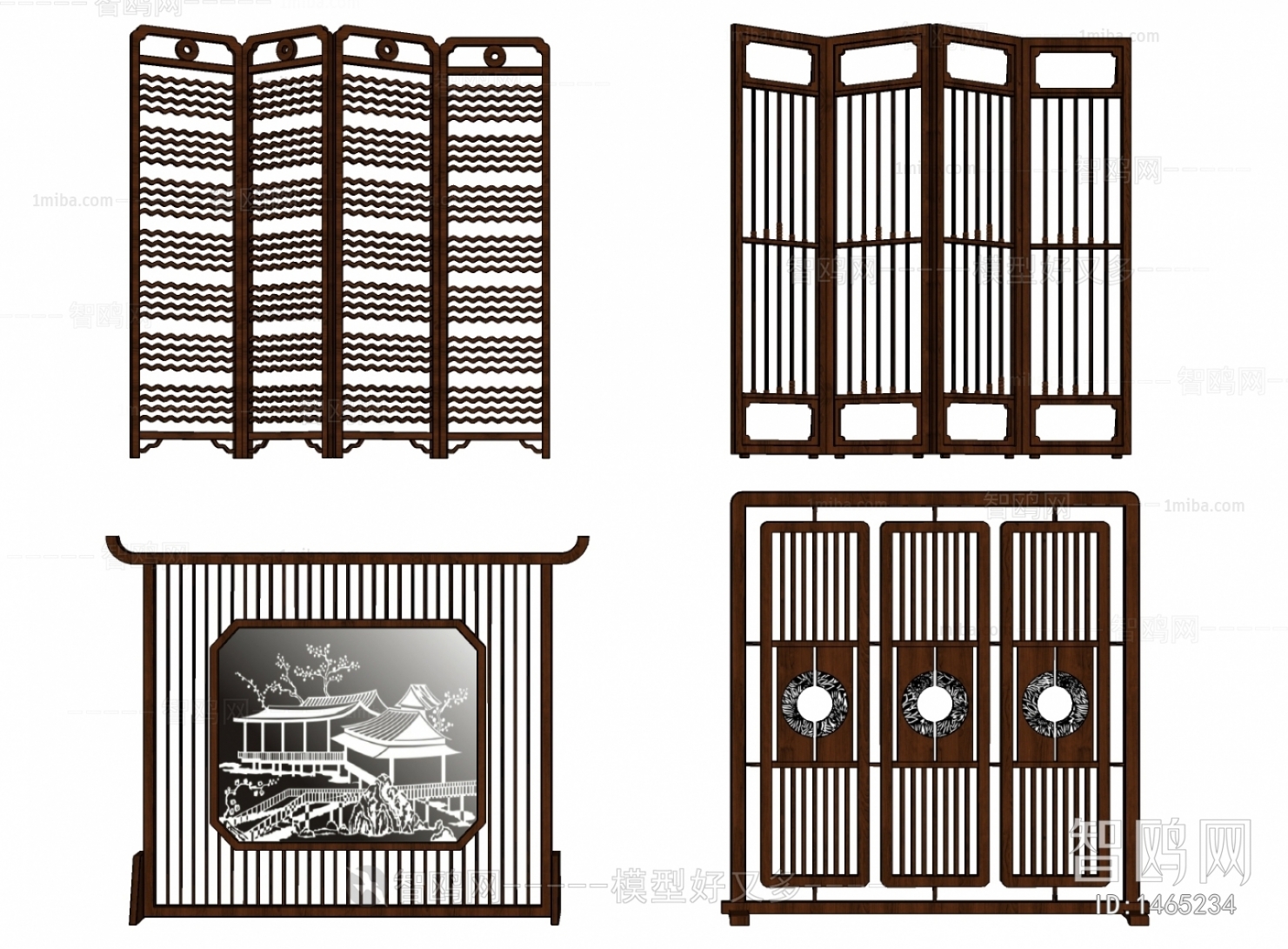 Southeast Asian Style New Chinese Style Partition