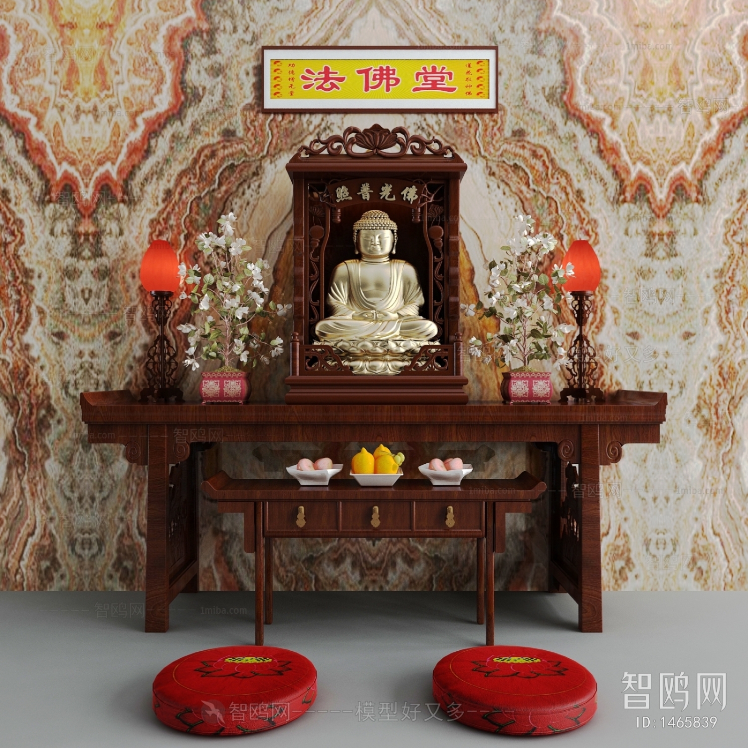 New Chinese Style Buddhist Niche