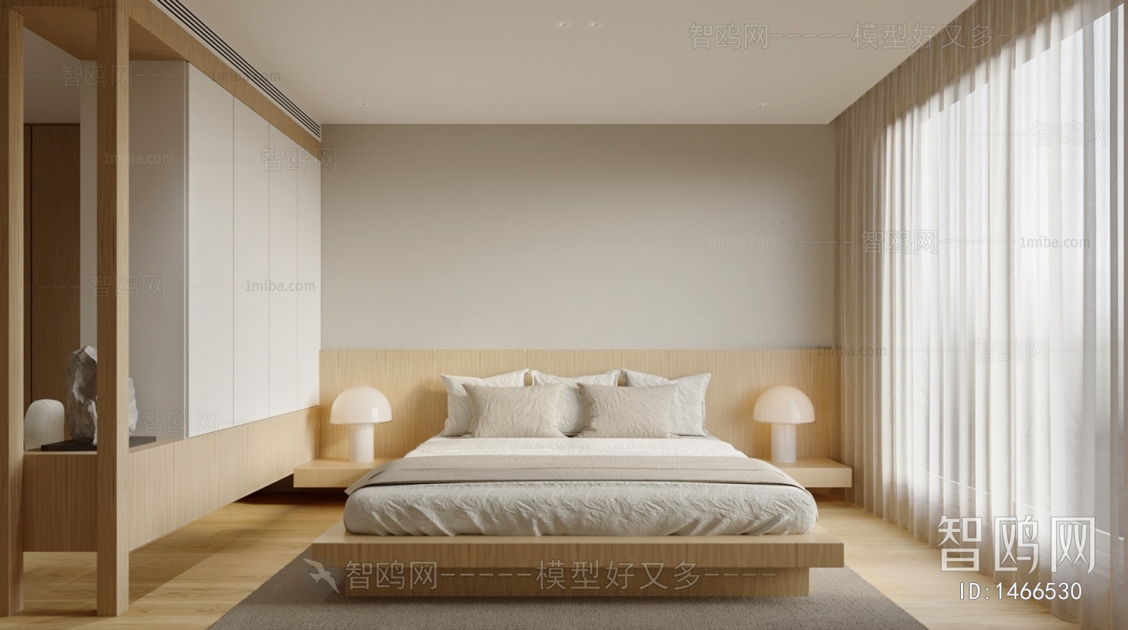 Modern Japanese Style Bedroom