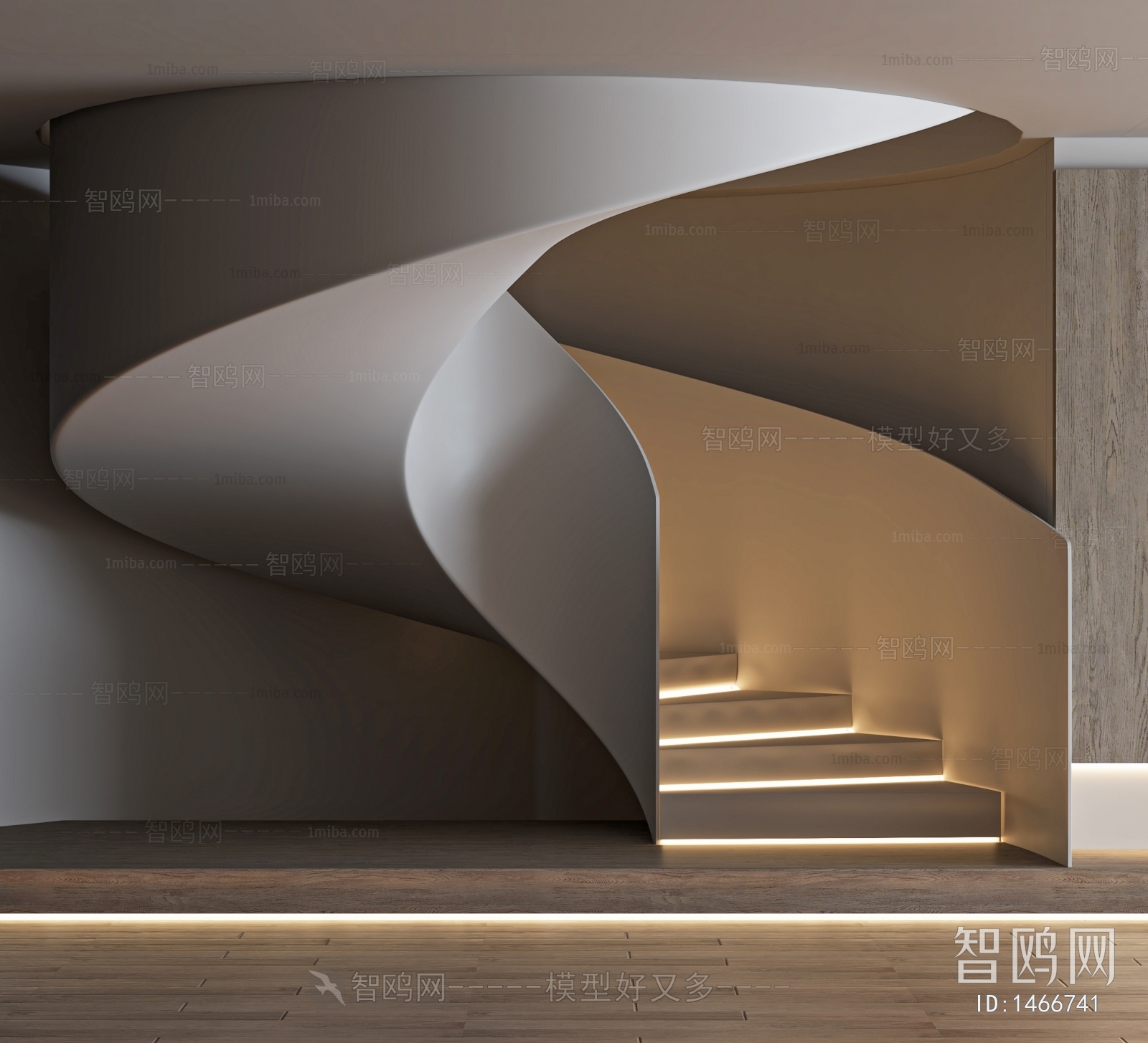 Modern Rotating Staircase