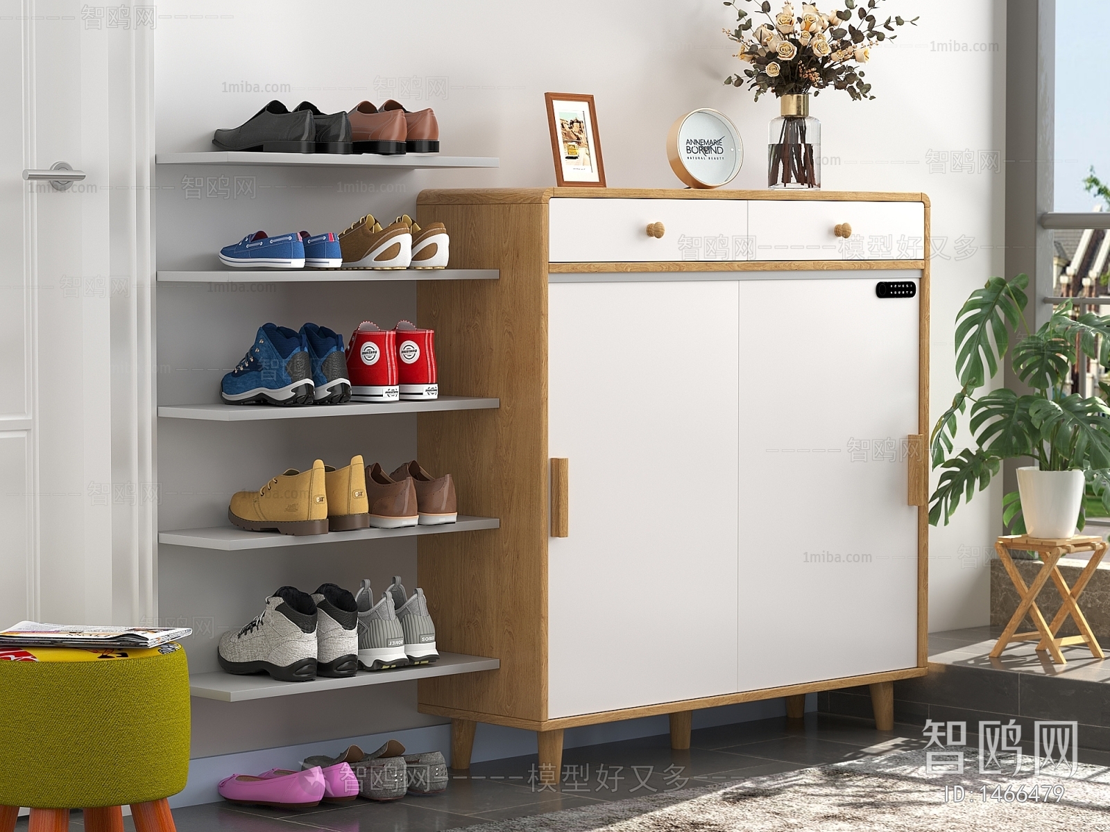 Modern Shoe Cabinet