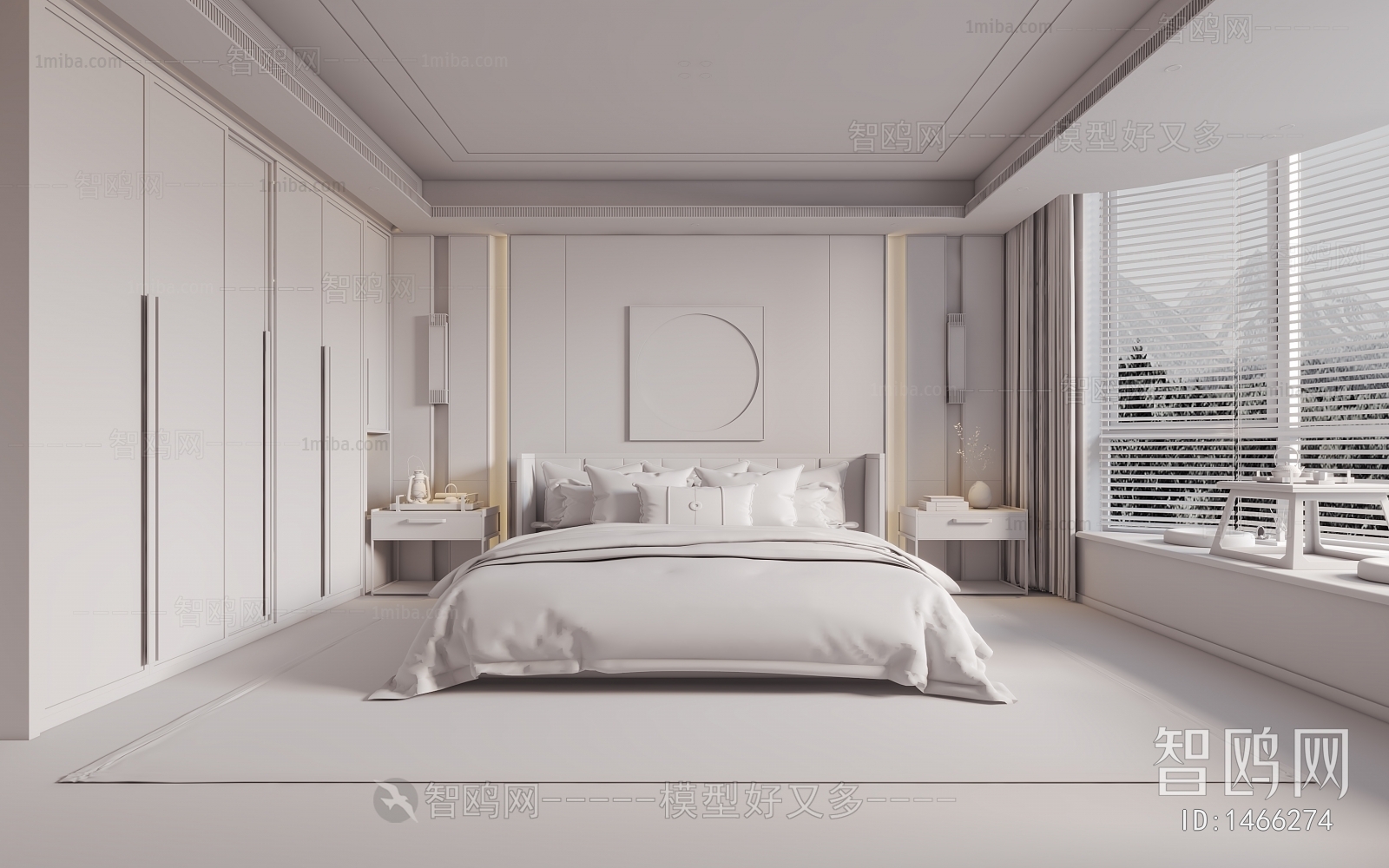 New Chinese Style Bedroom