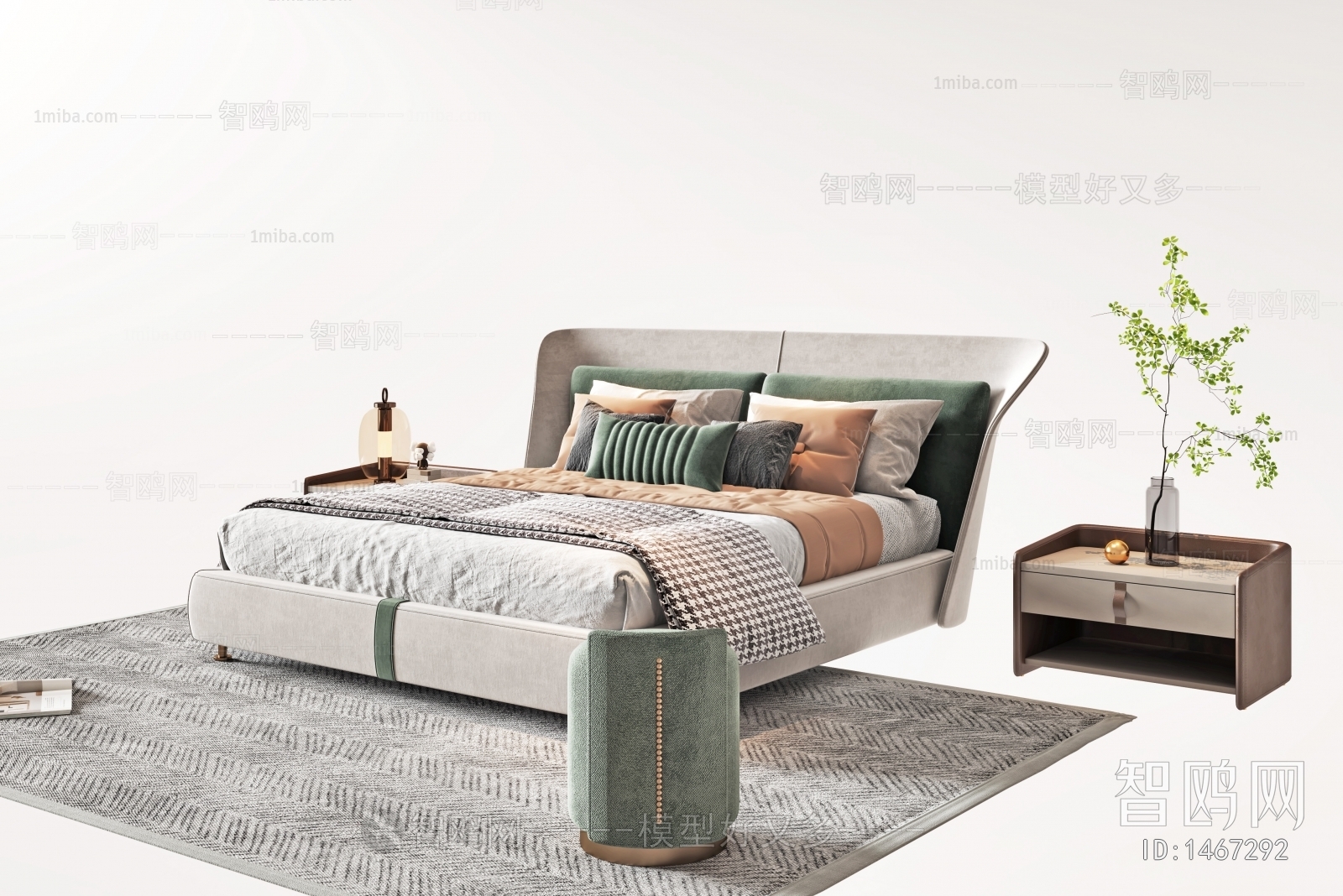 Modern Double Bed