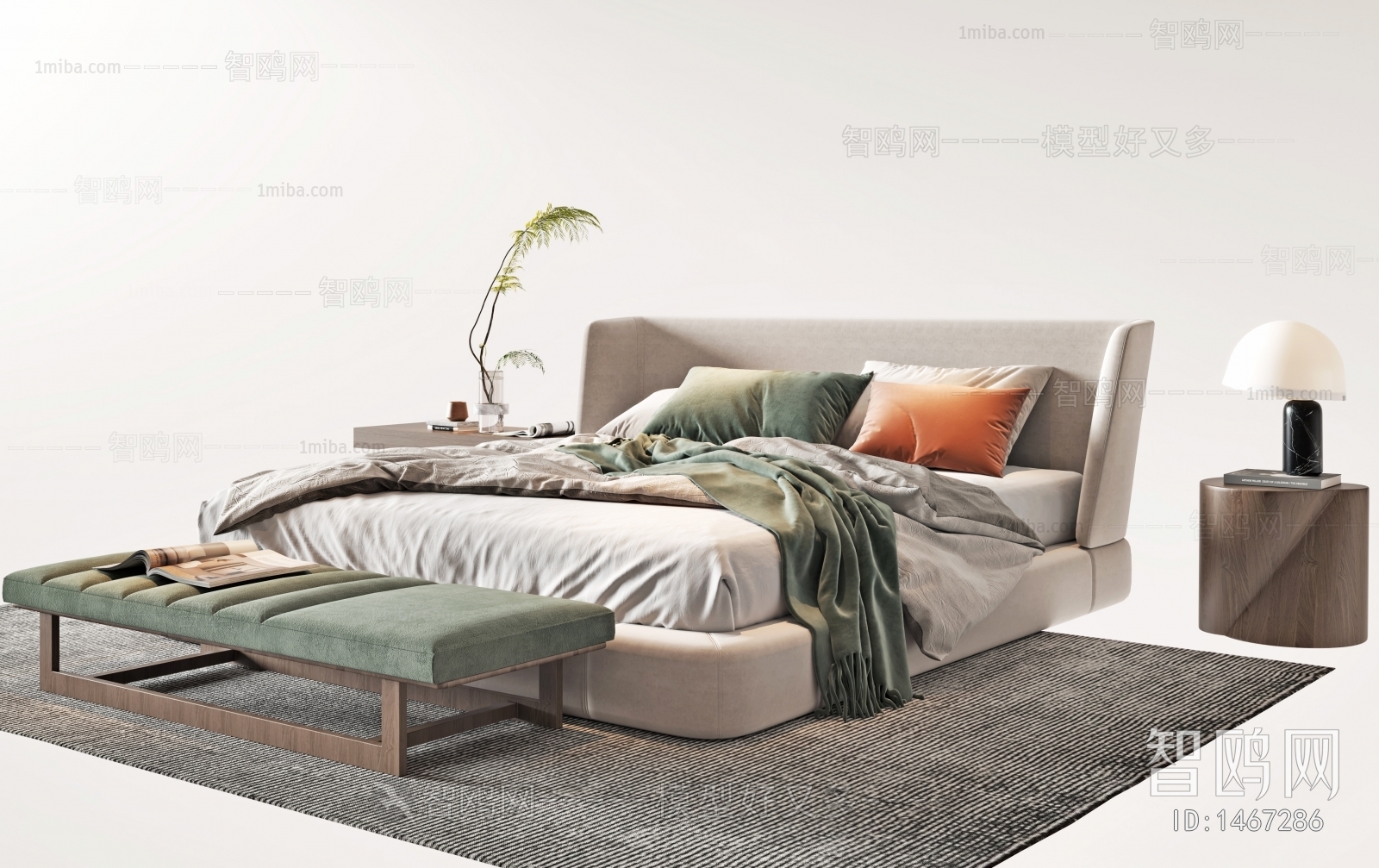 Modern Double Bed