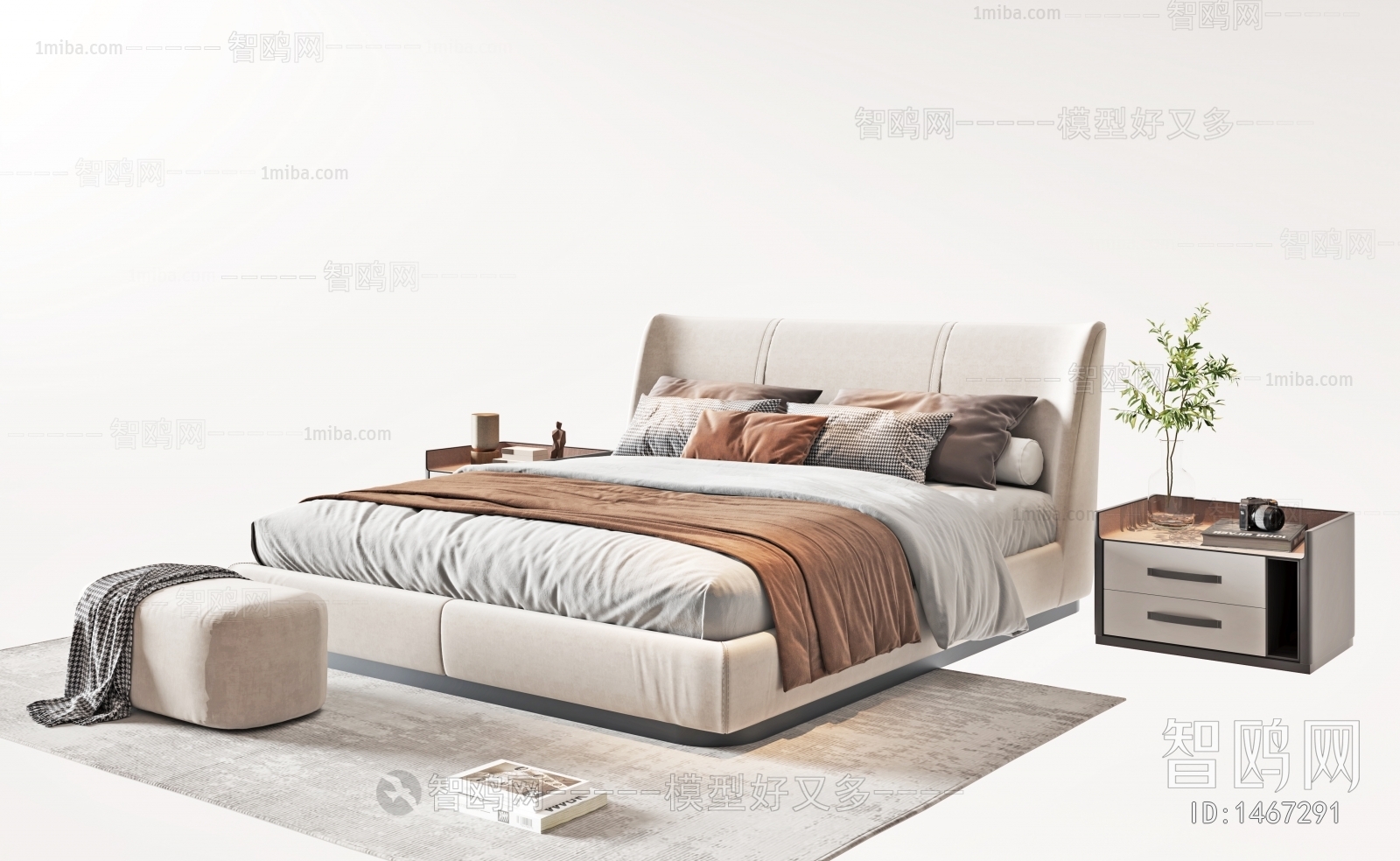 Modern Double Bed