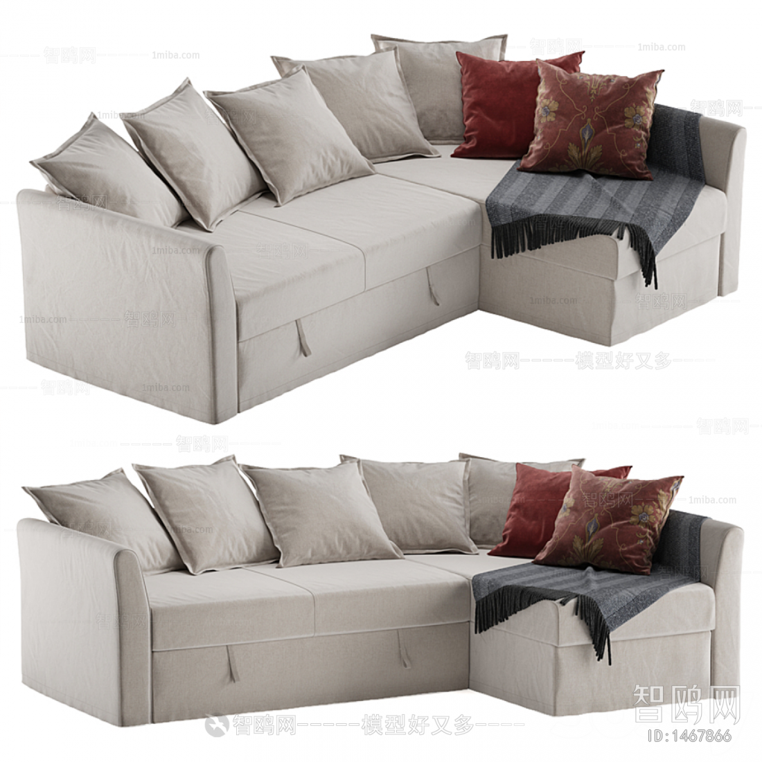 Modern Multi Person Sofa