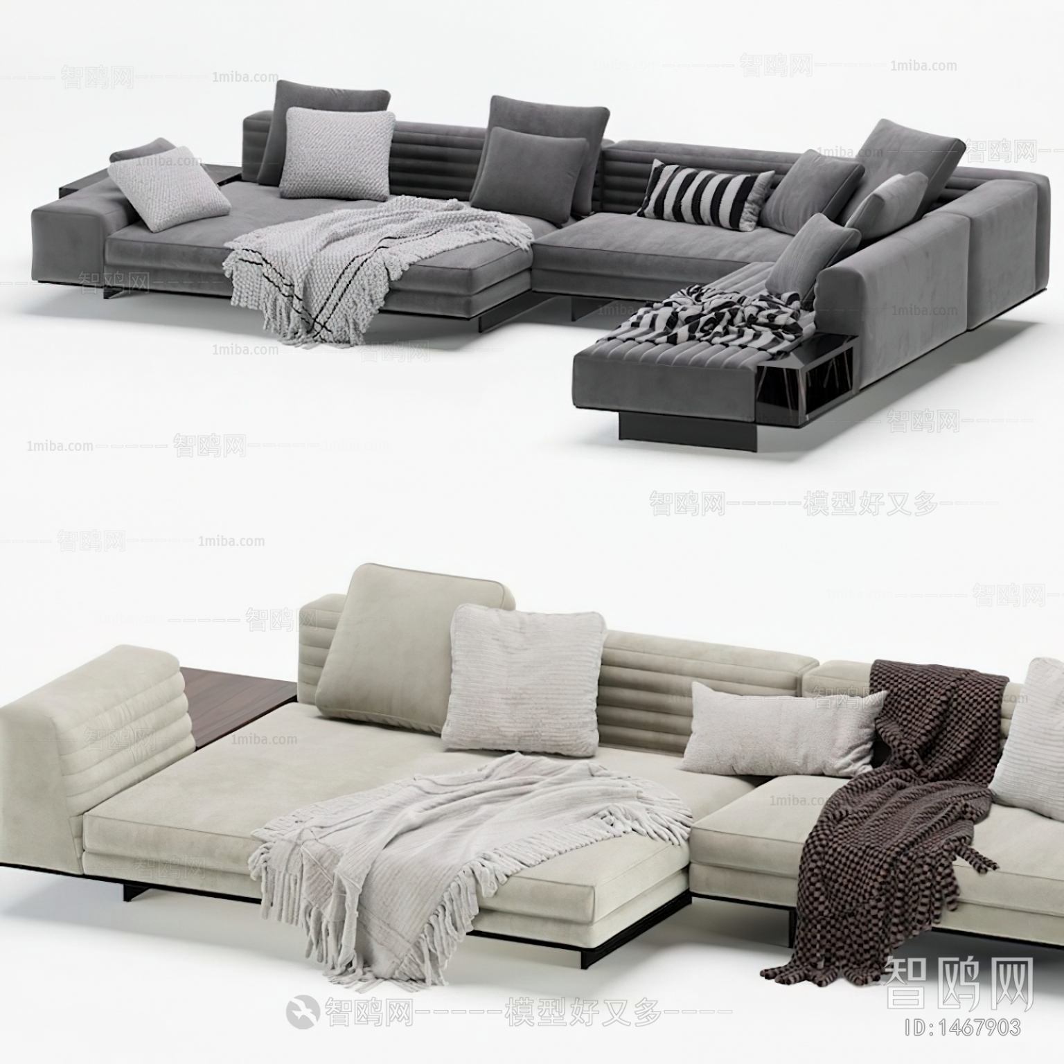 Modern Multi Person Sofa