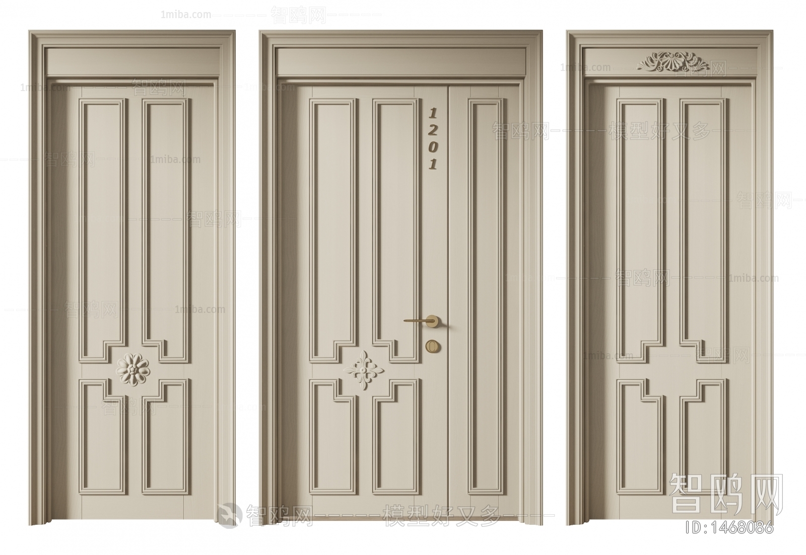 French Style Entrance Door