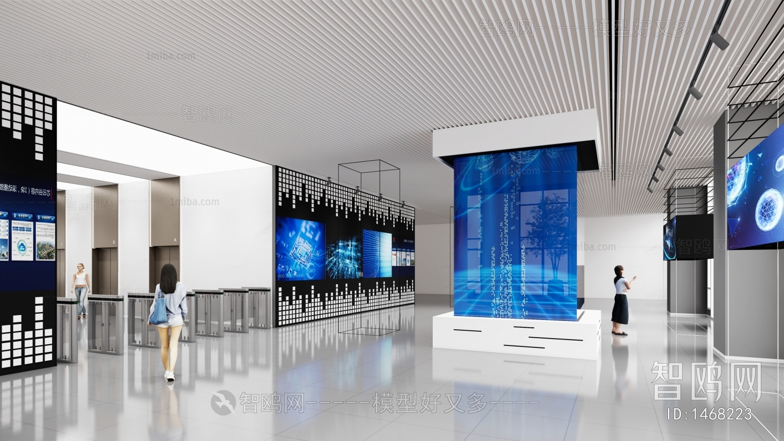 Modern Office Reception Desk