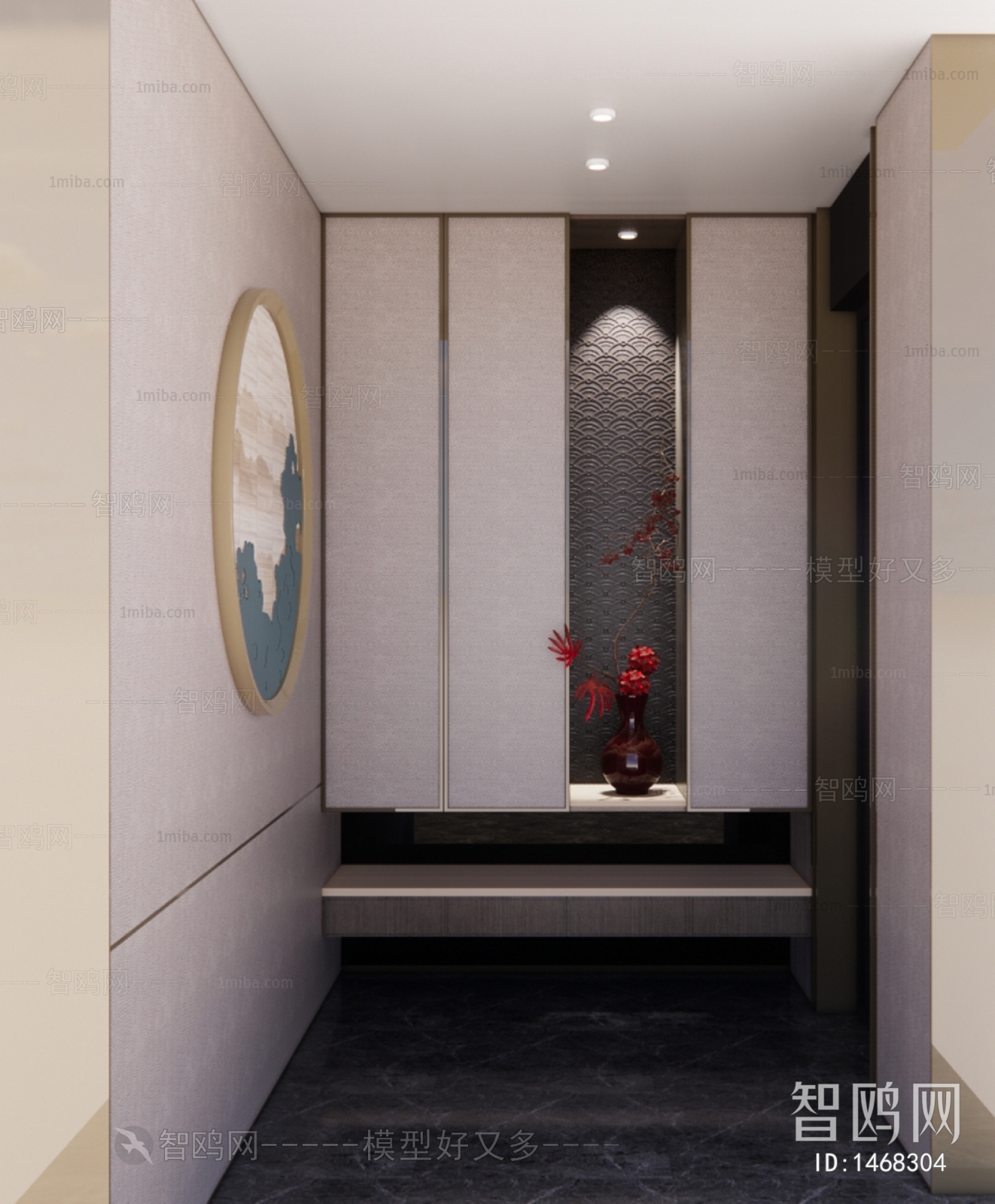 New Chinese Style Hallway