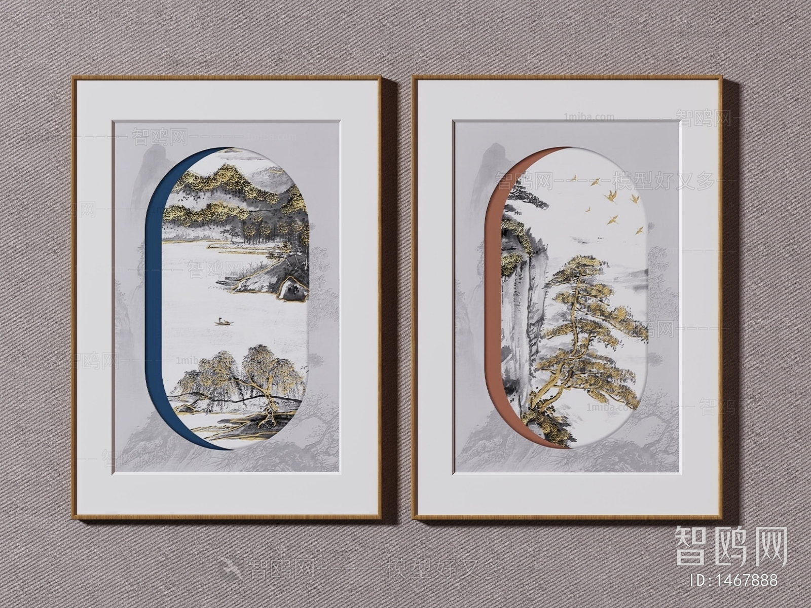 New Chinese Style Painting