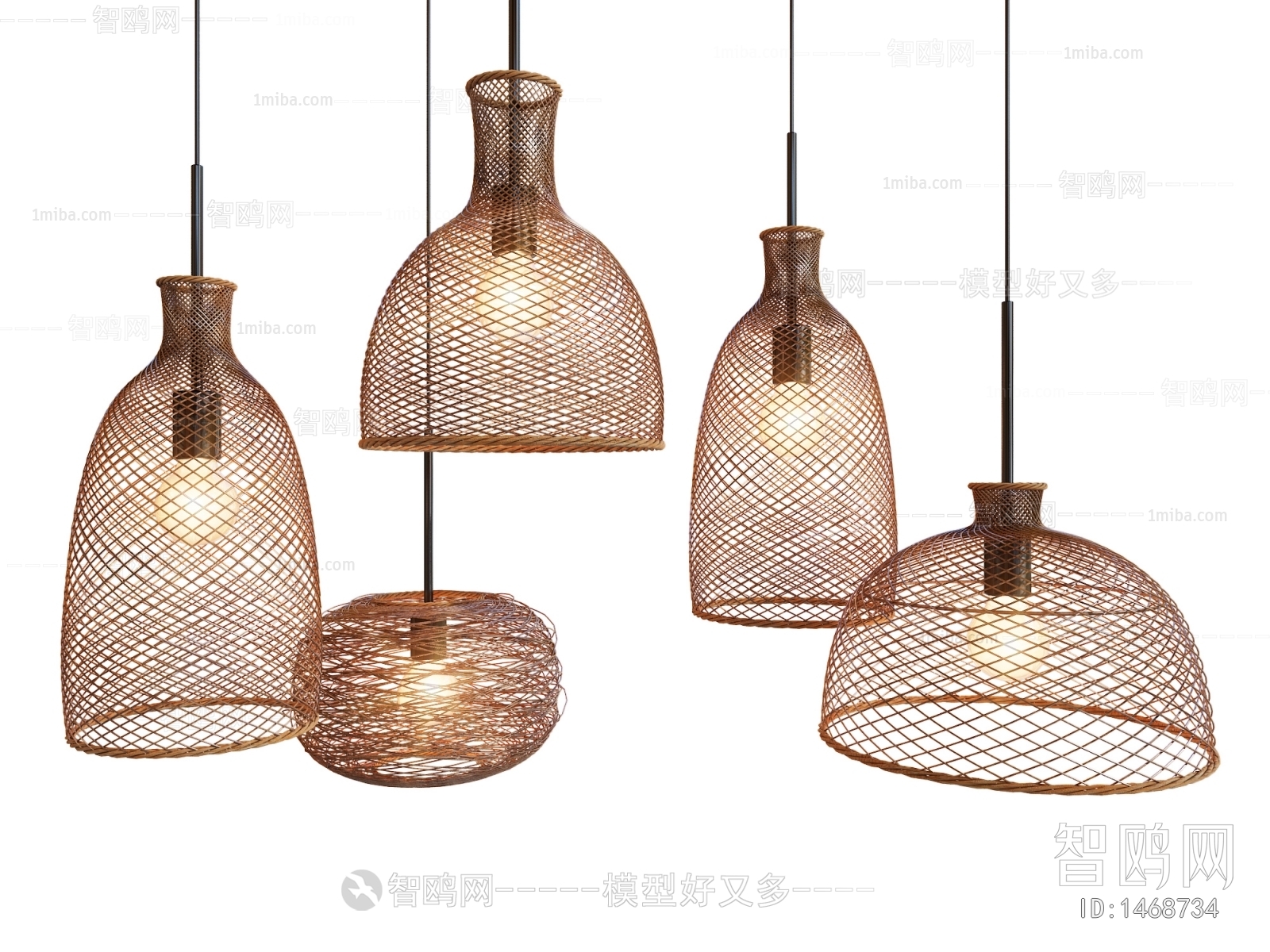 Southeast Asian Style New Chinese Style Droplight