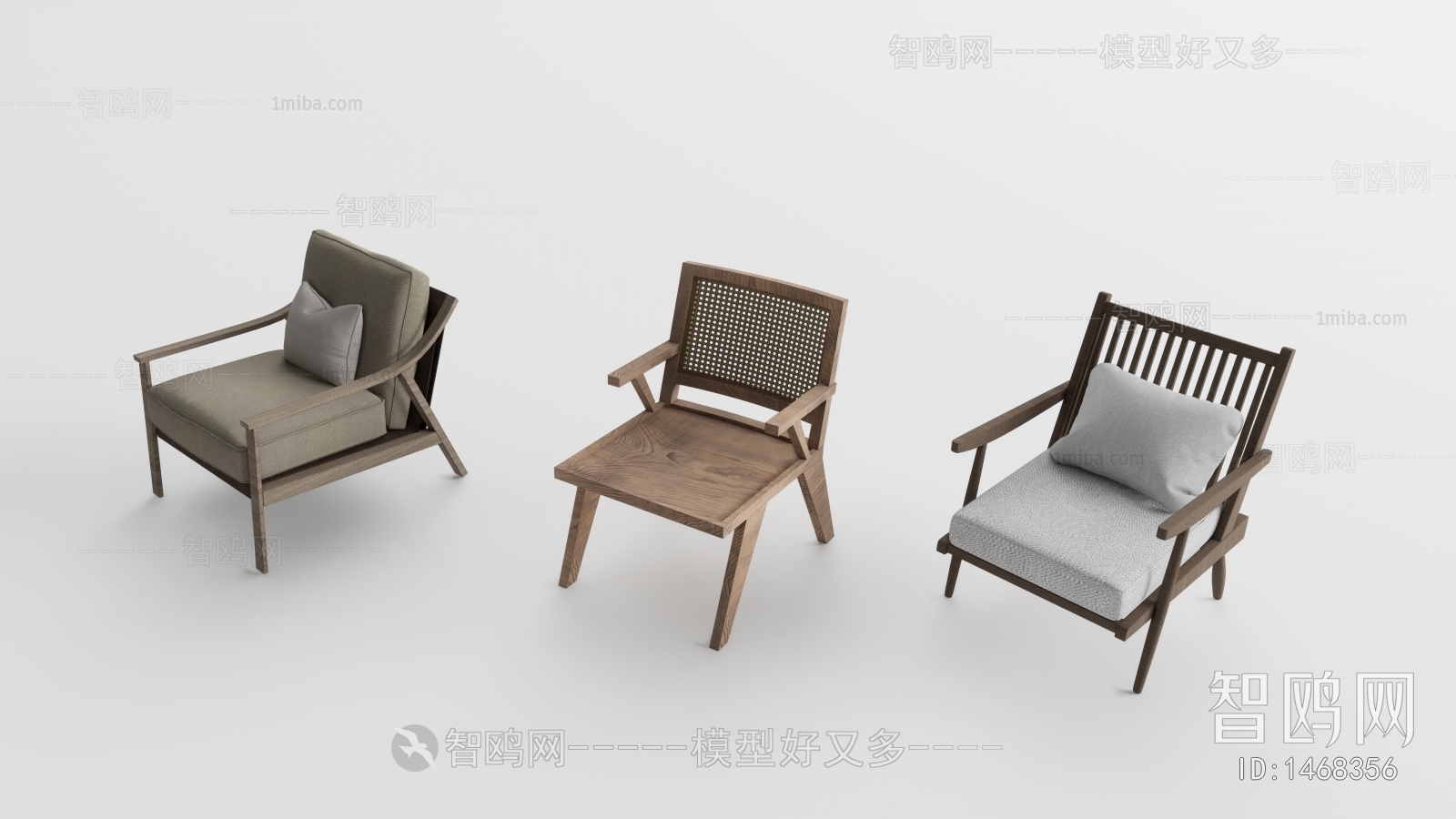 Wabi-sabi Style Lounge Chair