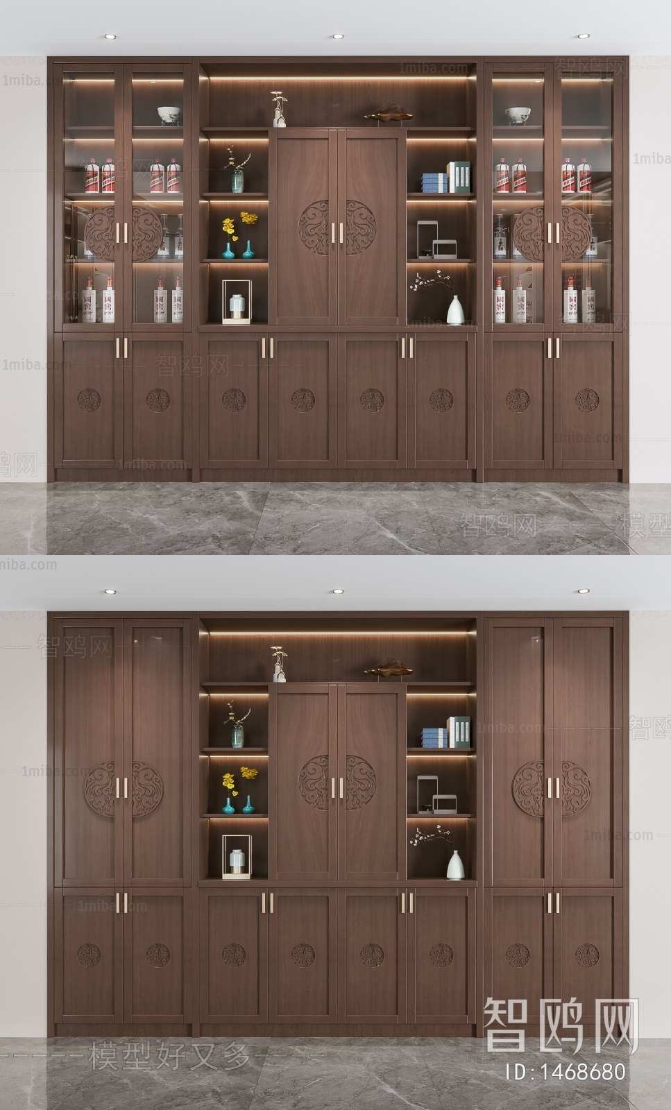 Chinese Style Wine Cabinet