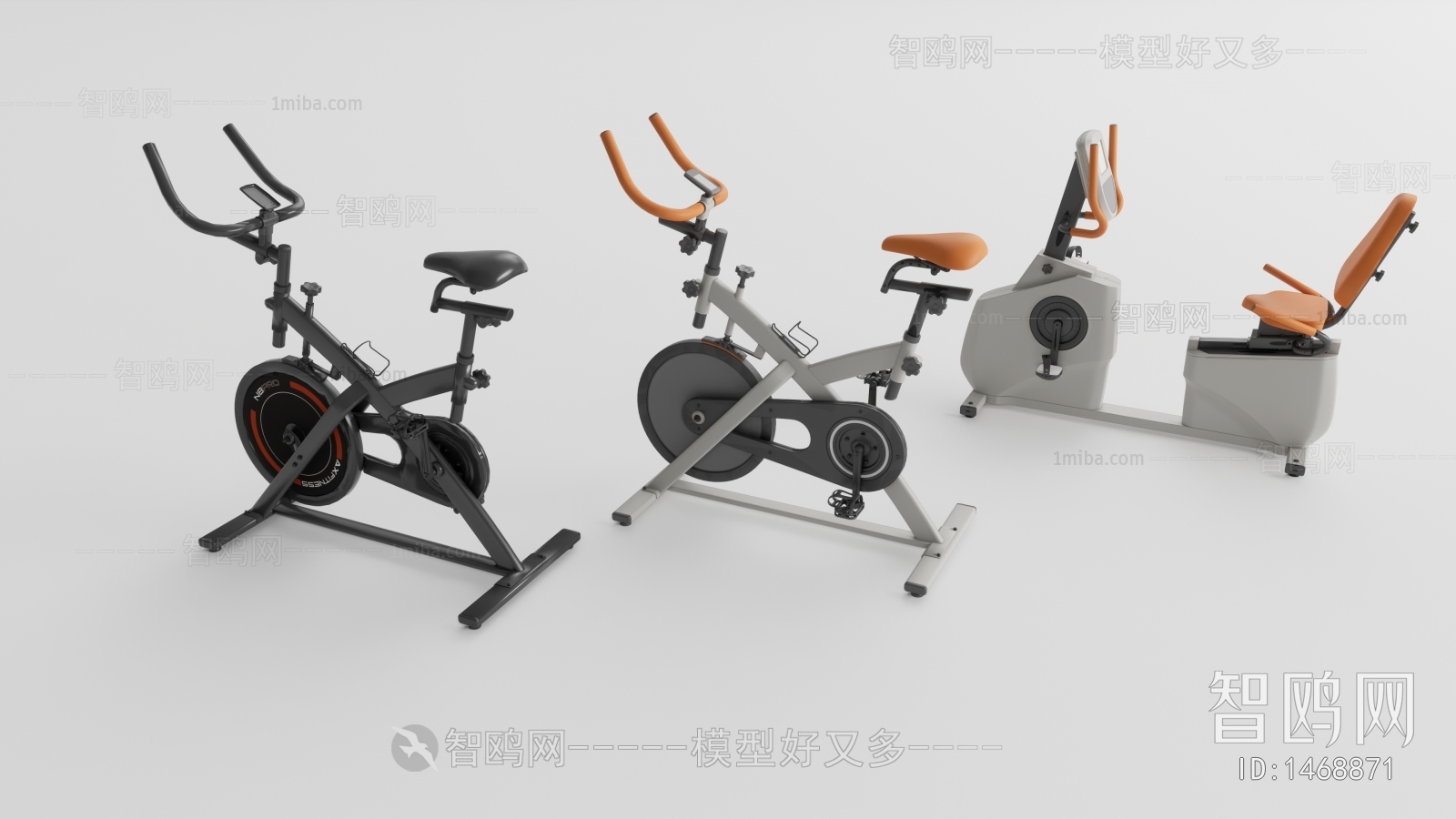 现代健身器材，动感单车